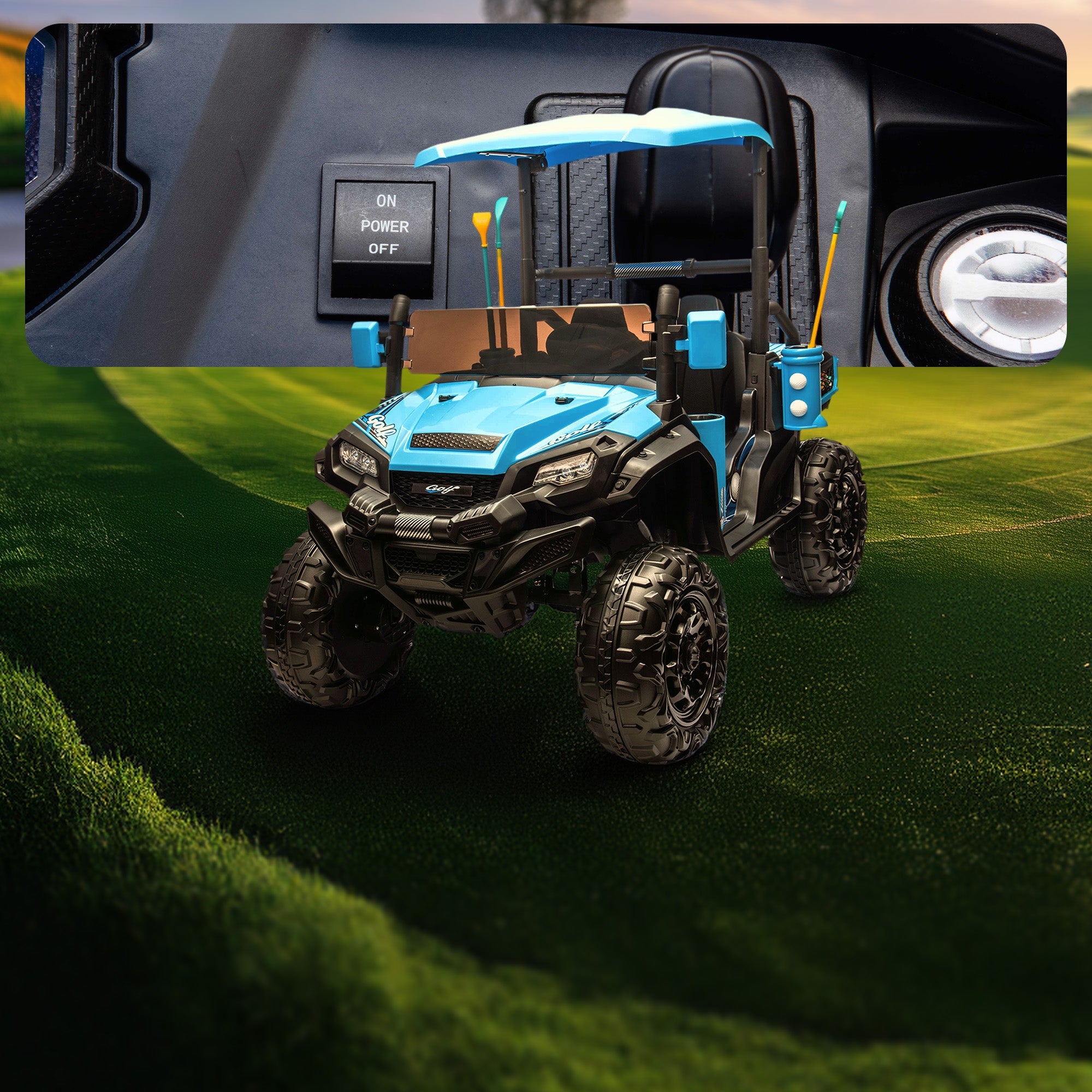24V GolfGator Kidz Electric UTV Golf Buggy