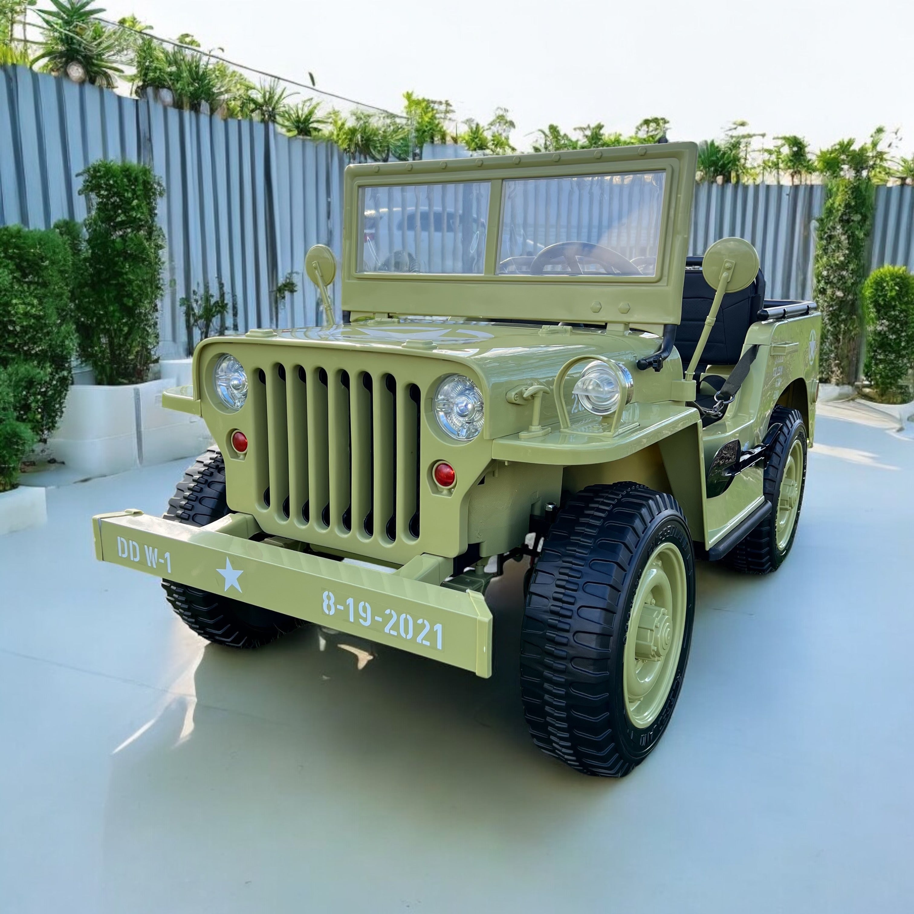 RiiRoo 24V 4WD Off-Road Army Jeep