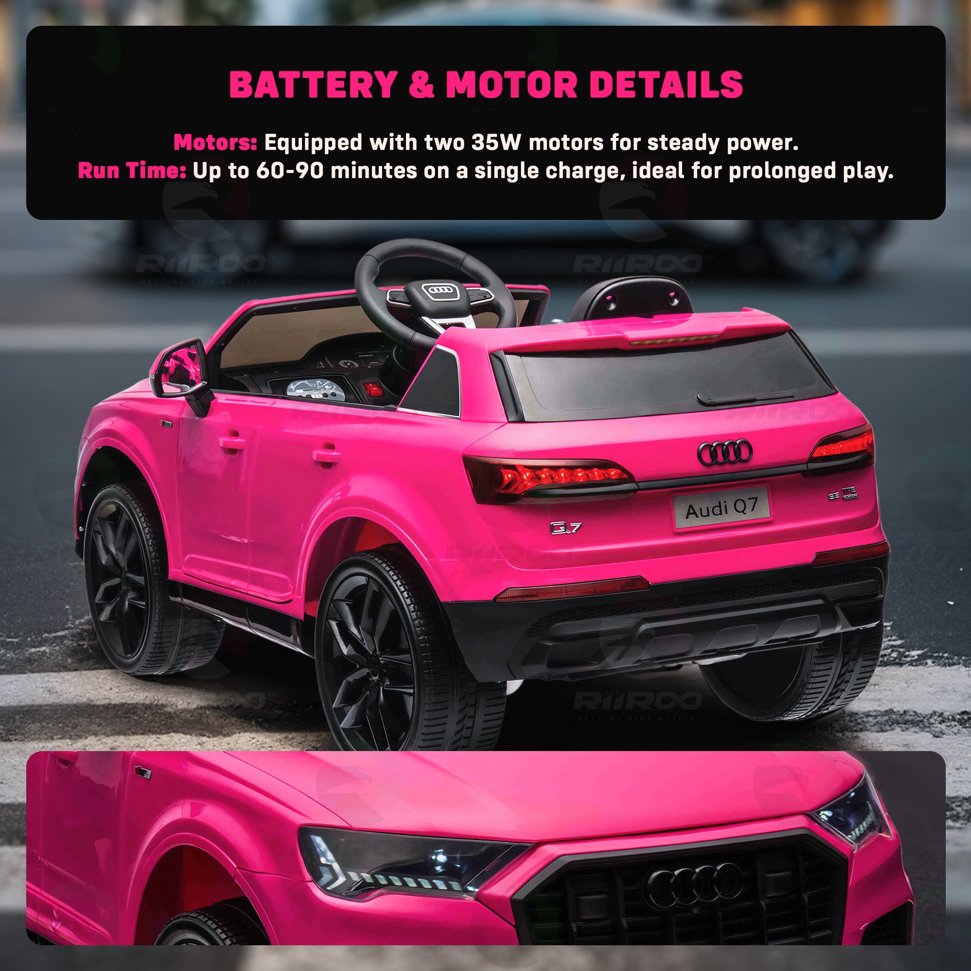 Lizenziertes 12-V-Kinderauto Audi Q7
