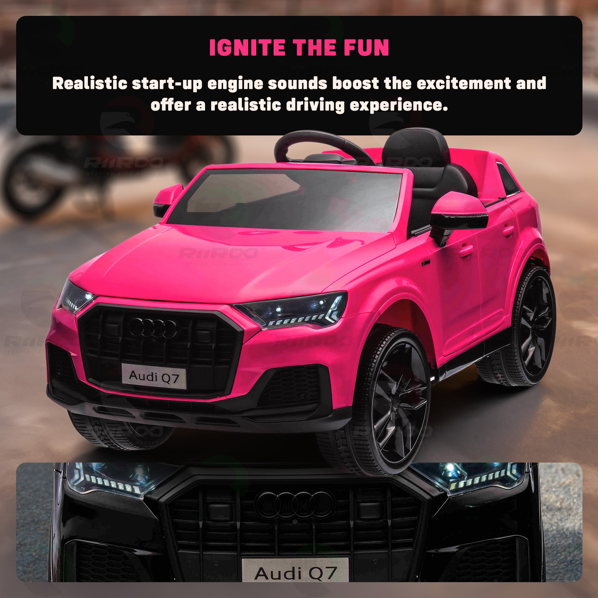 Lizenziertes 12-V-Kinderauto Audi Q7