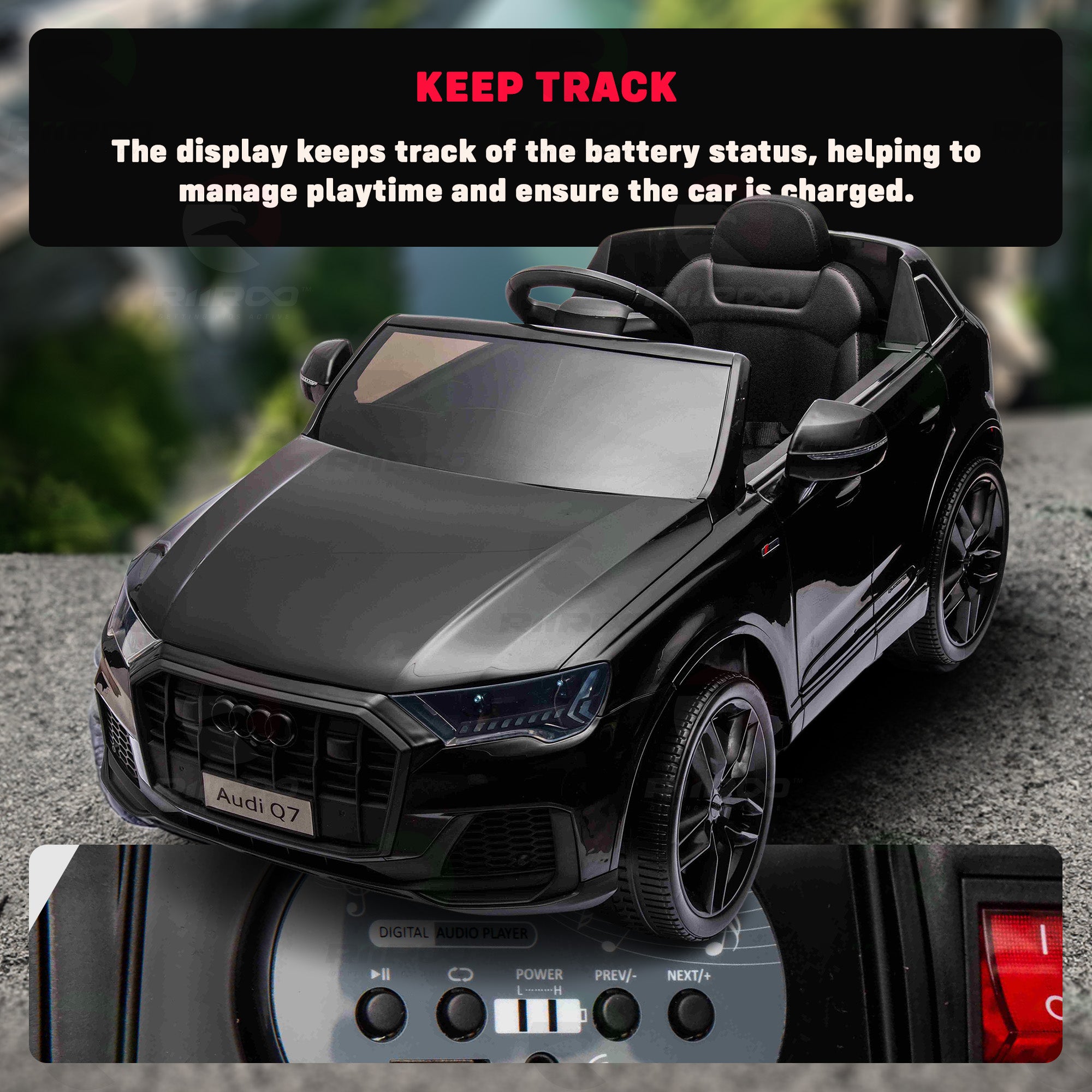 Lizenziertes 12-V-Kinderauto Audi Q7