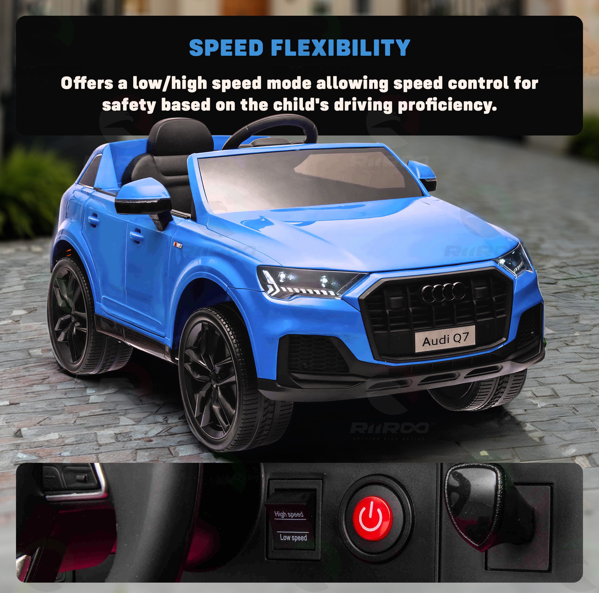 Lizenziertes 12-V-Kinderauto Audi Q7