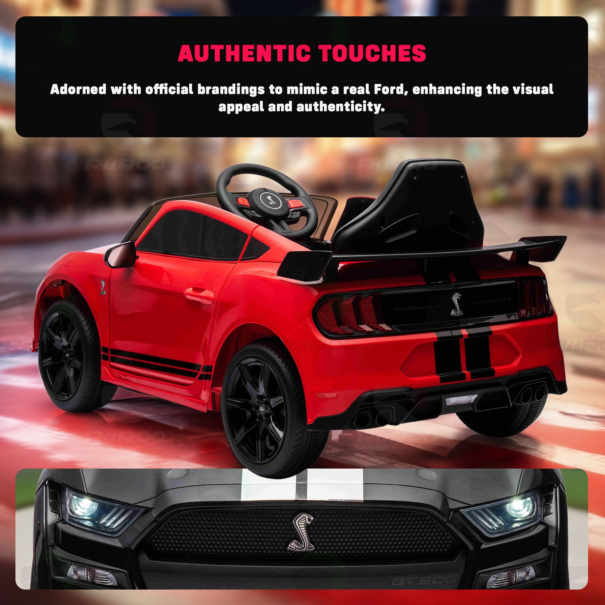 FORD Mustang GT500 Shelby Cobra 12V - Licensed