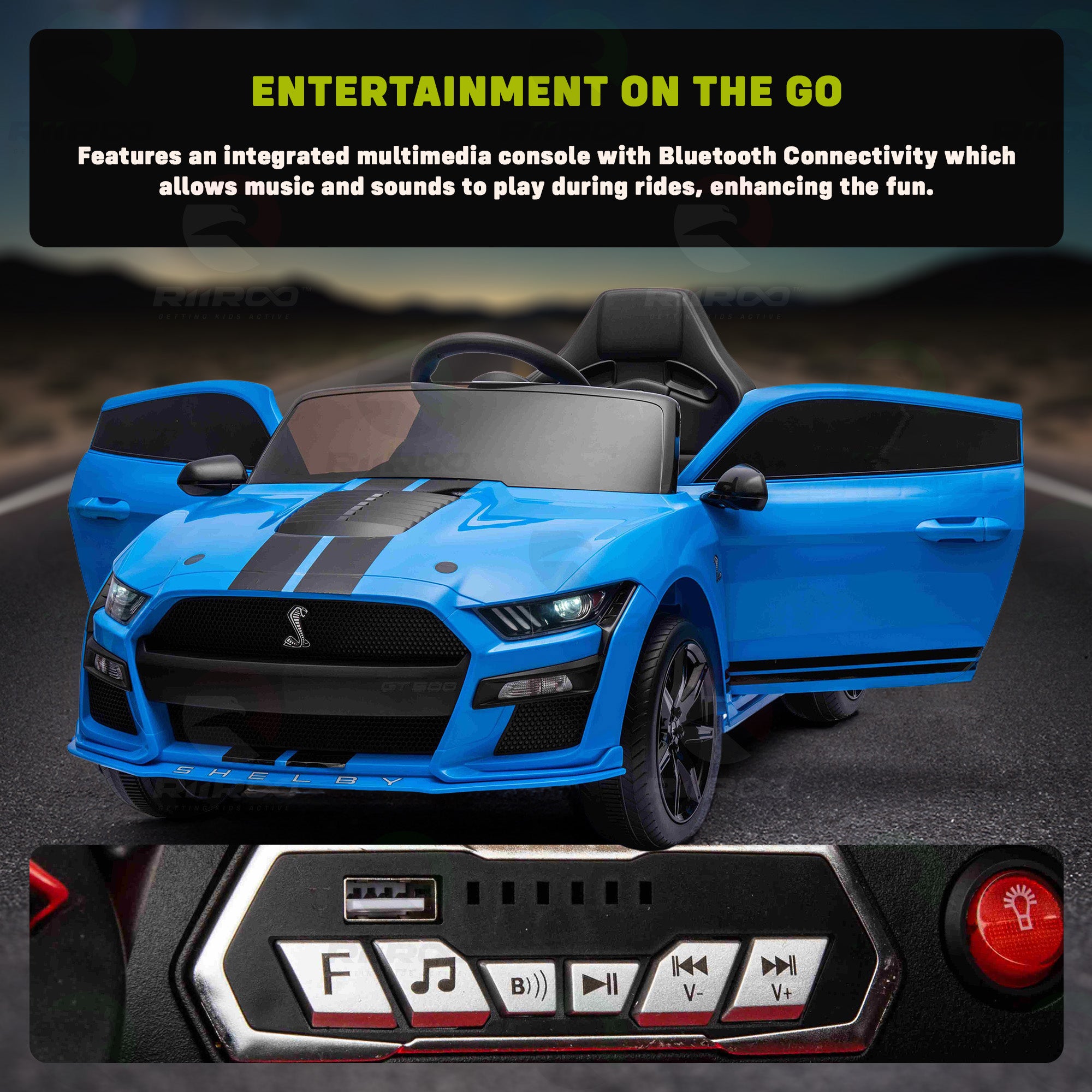 FORD Mustang GT500 Shelby Cobra 12V - Licensed