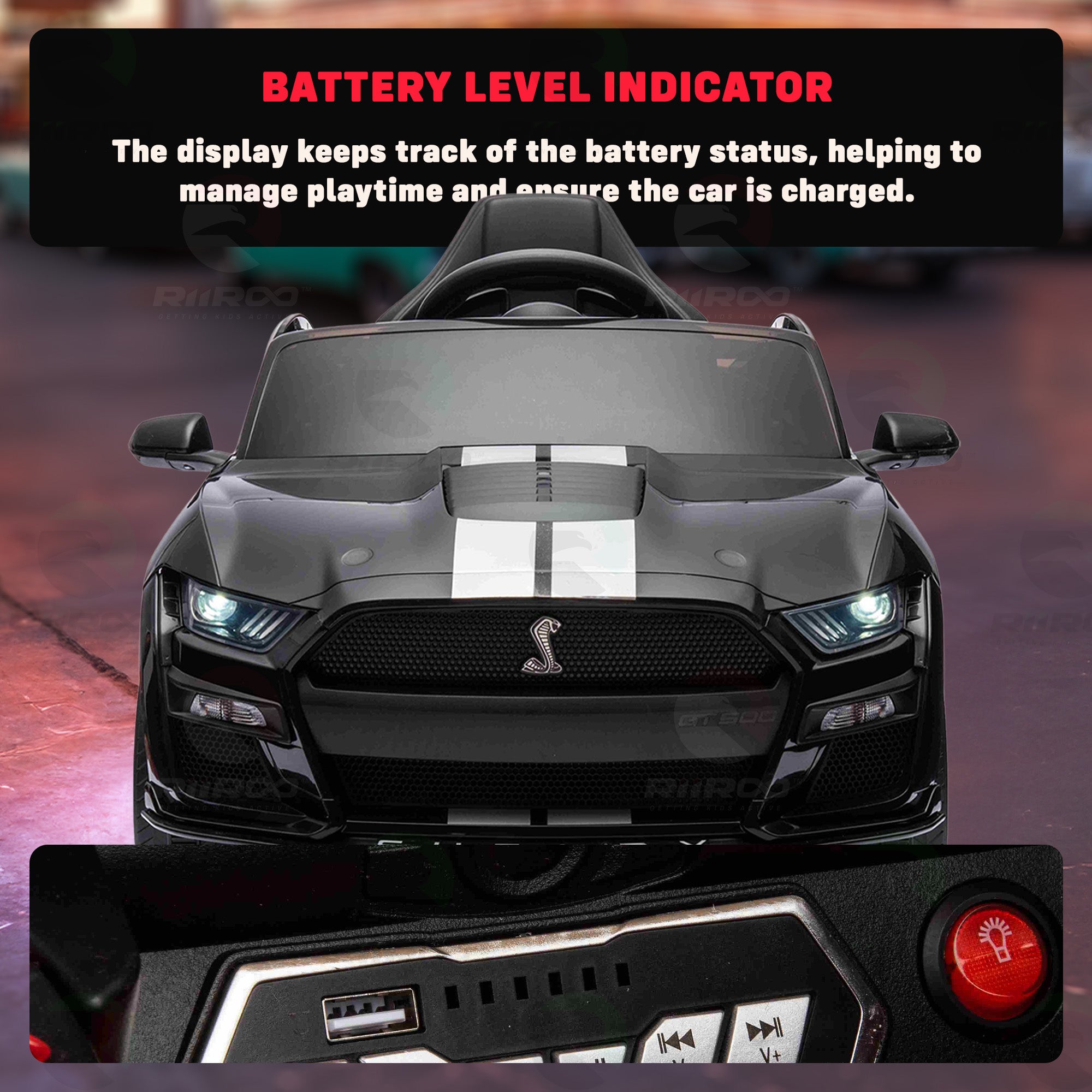 FORD Mustang GT500 Shelby Cobra 12V - Licensed