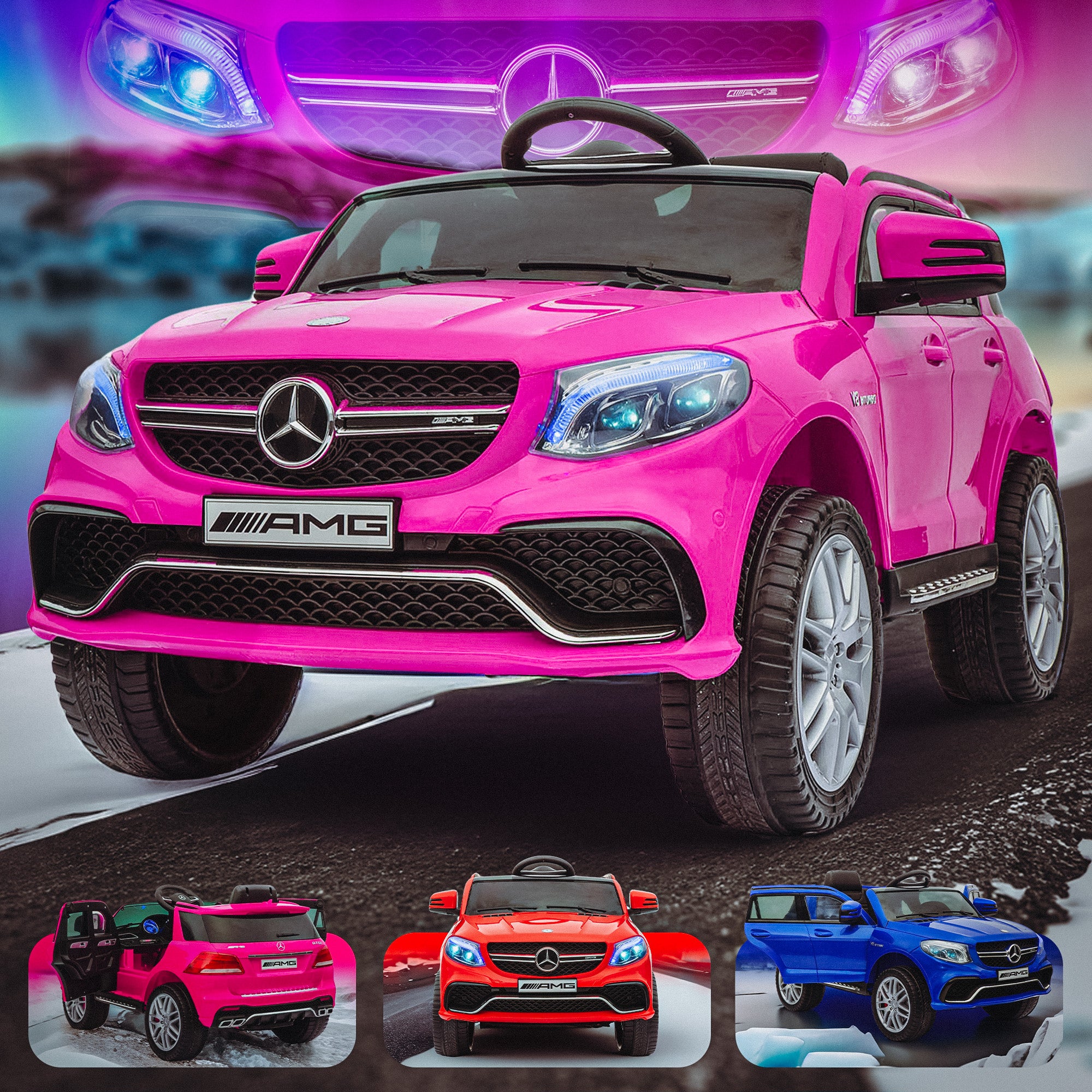 Mercedes Benz AMG GLE 63 S 12V Battery Electric Ride On Car – RiiRoo