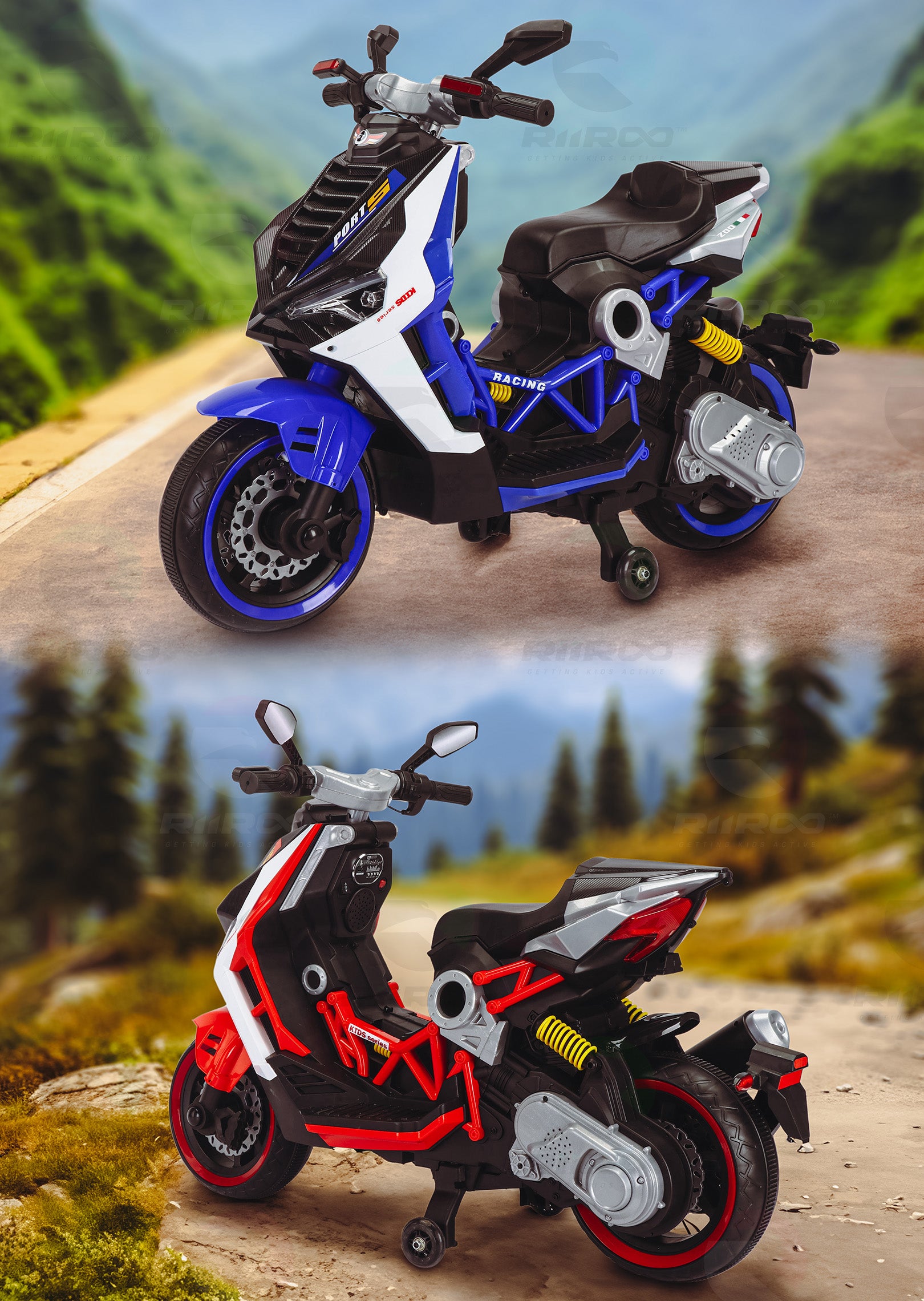 Kindermotorrad V6RR Dragster 125 GT