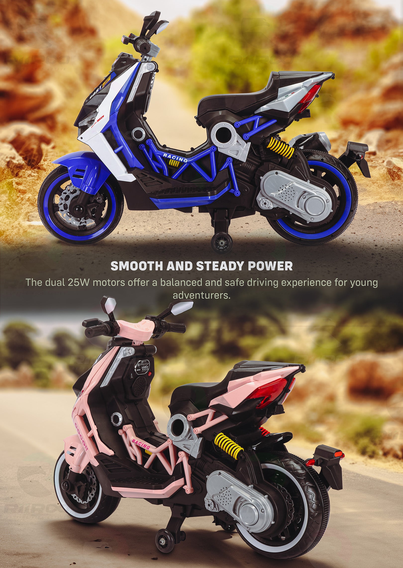 Kindermotorrad V6RR Dragster 125 GT