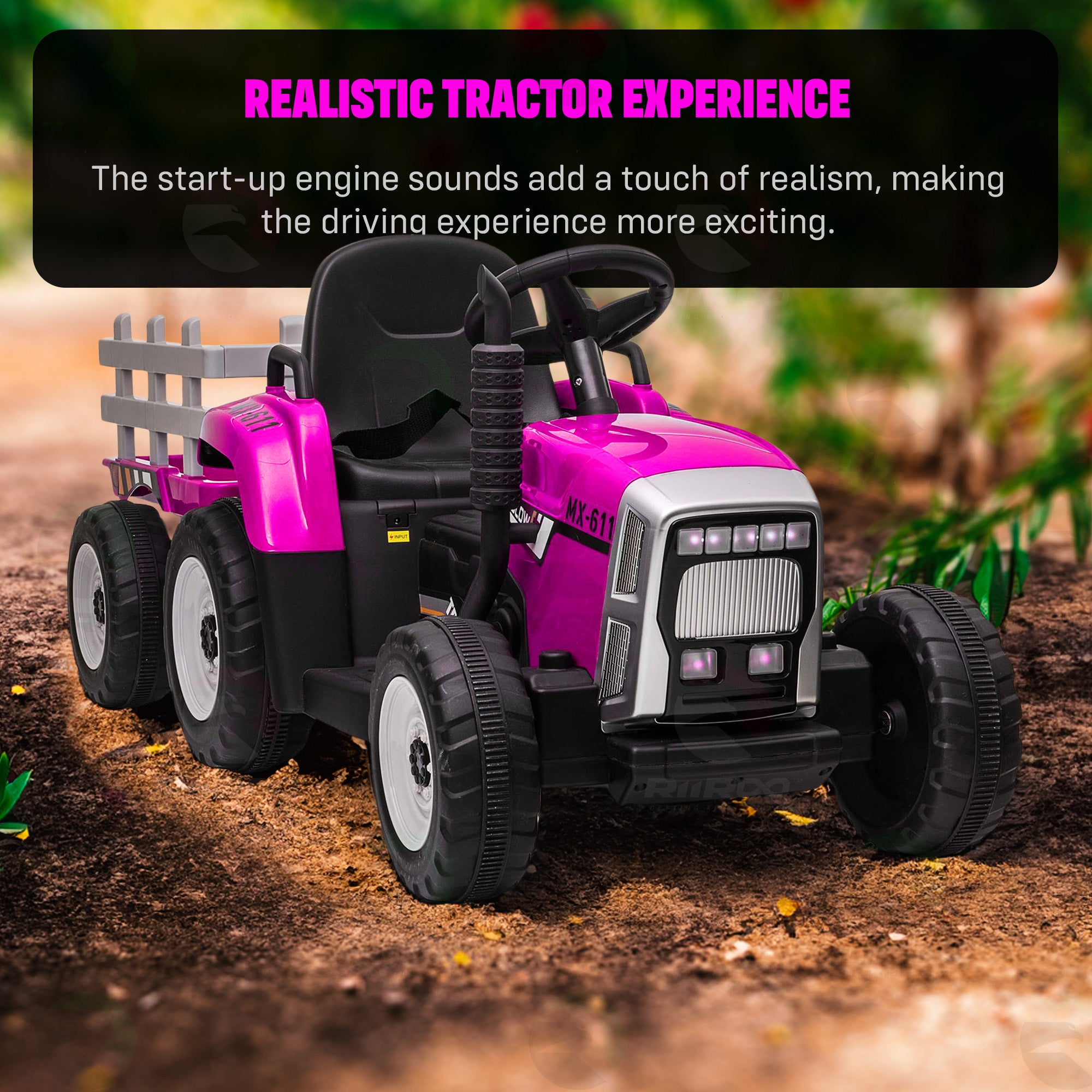 RiiRoo JDX™ Traktor mit Anhänger