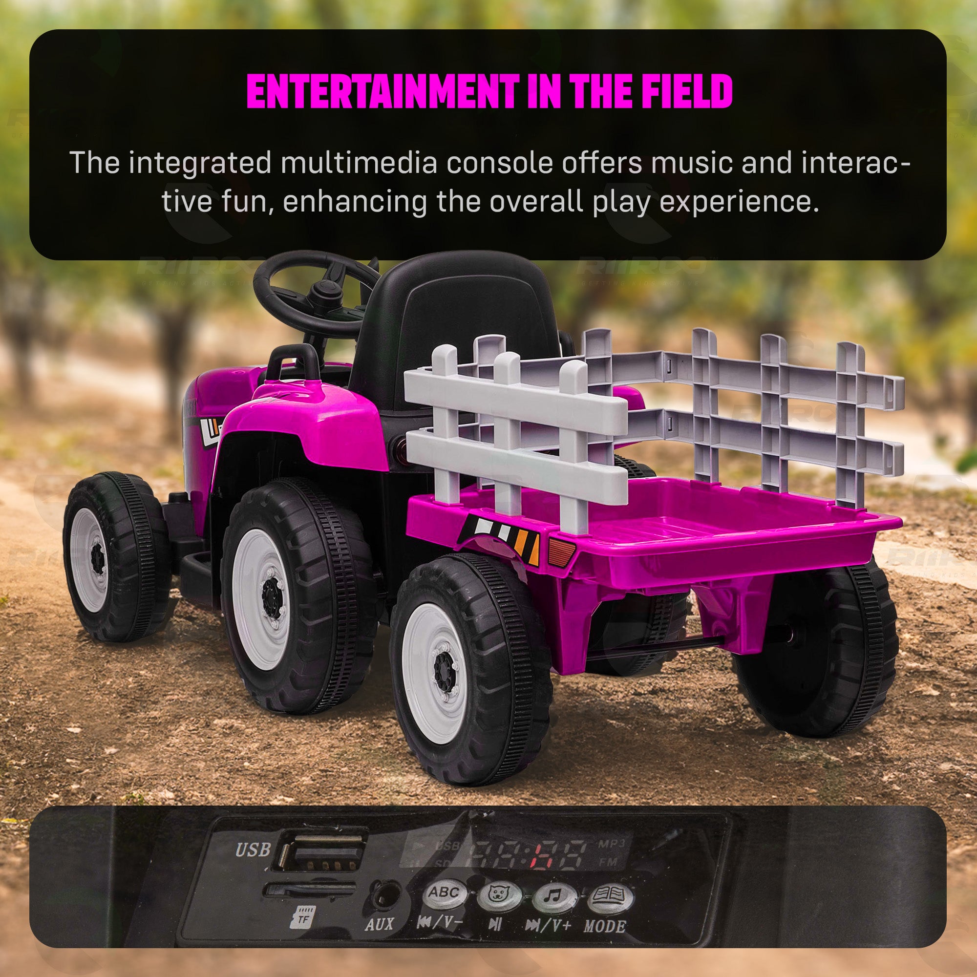 RiiRoo JDX™ Traktor mit Anhänger