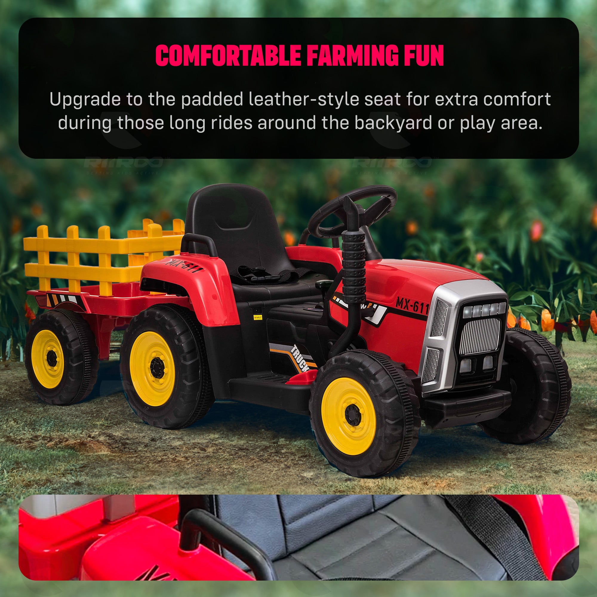RiiRoo JDX™ Traktor mit Anhänger