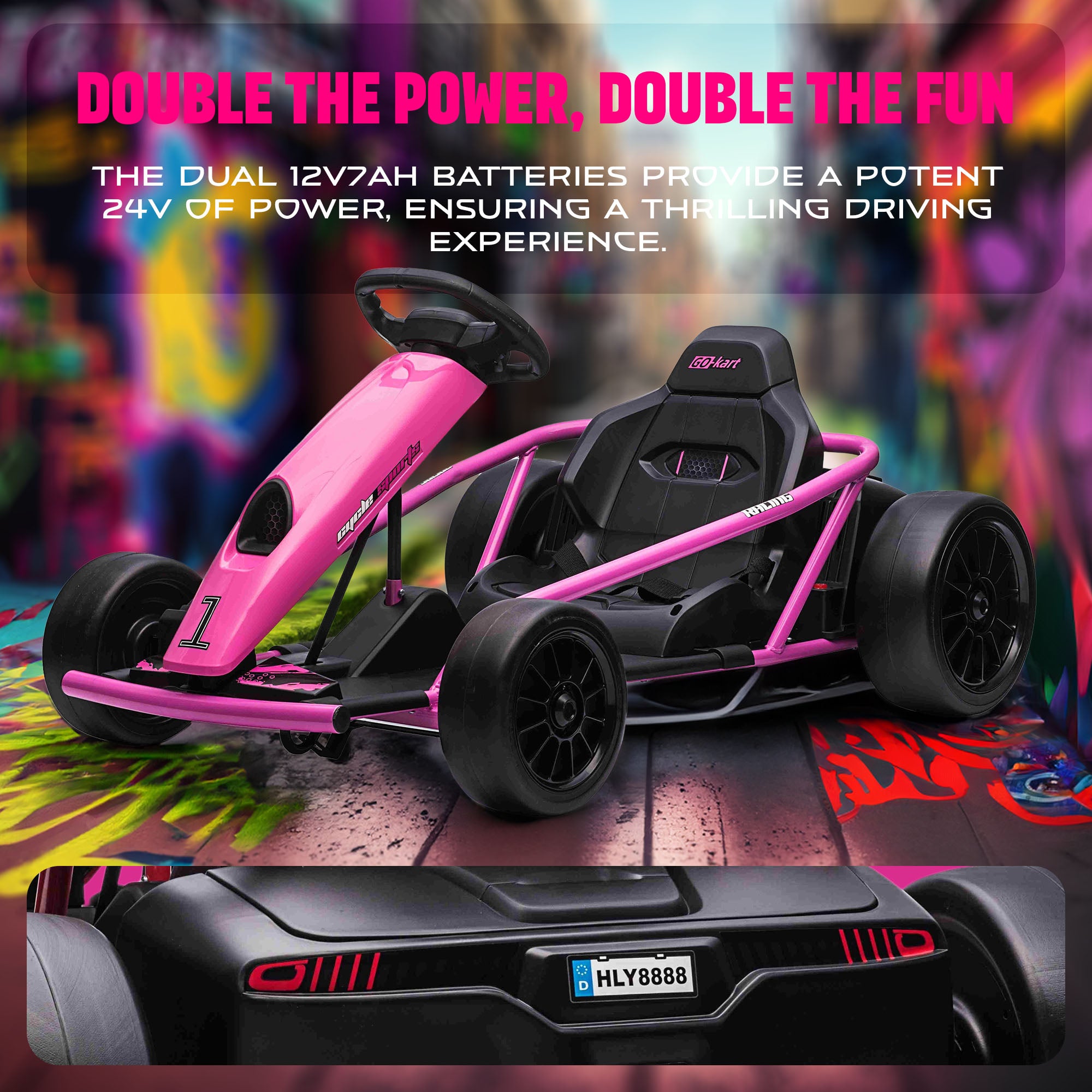 RiiRoo MaxDriftz™ Electric Go Kart