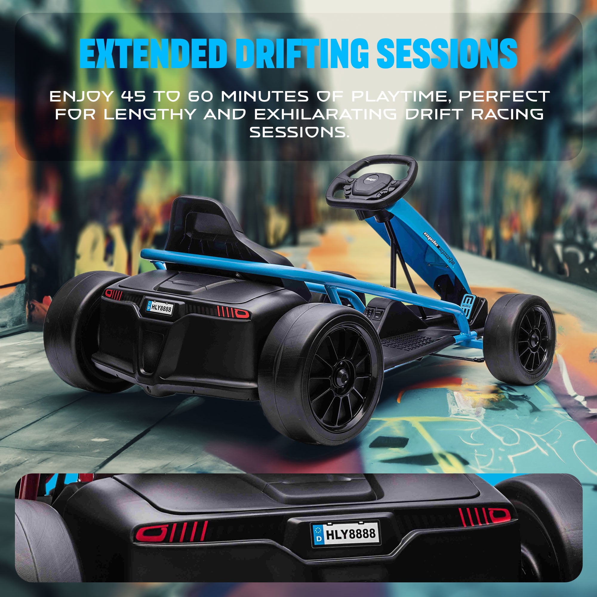 RiiRoo MaxDriftz™ Electric Go Kart