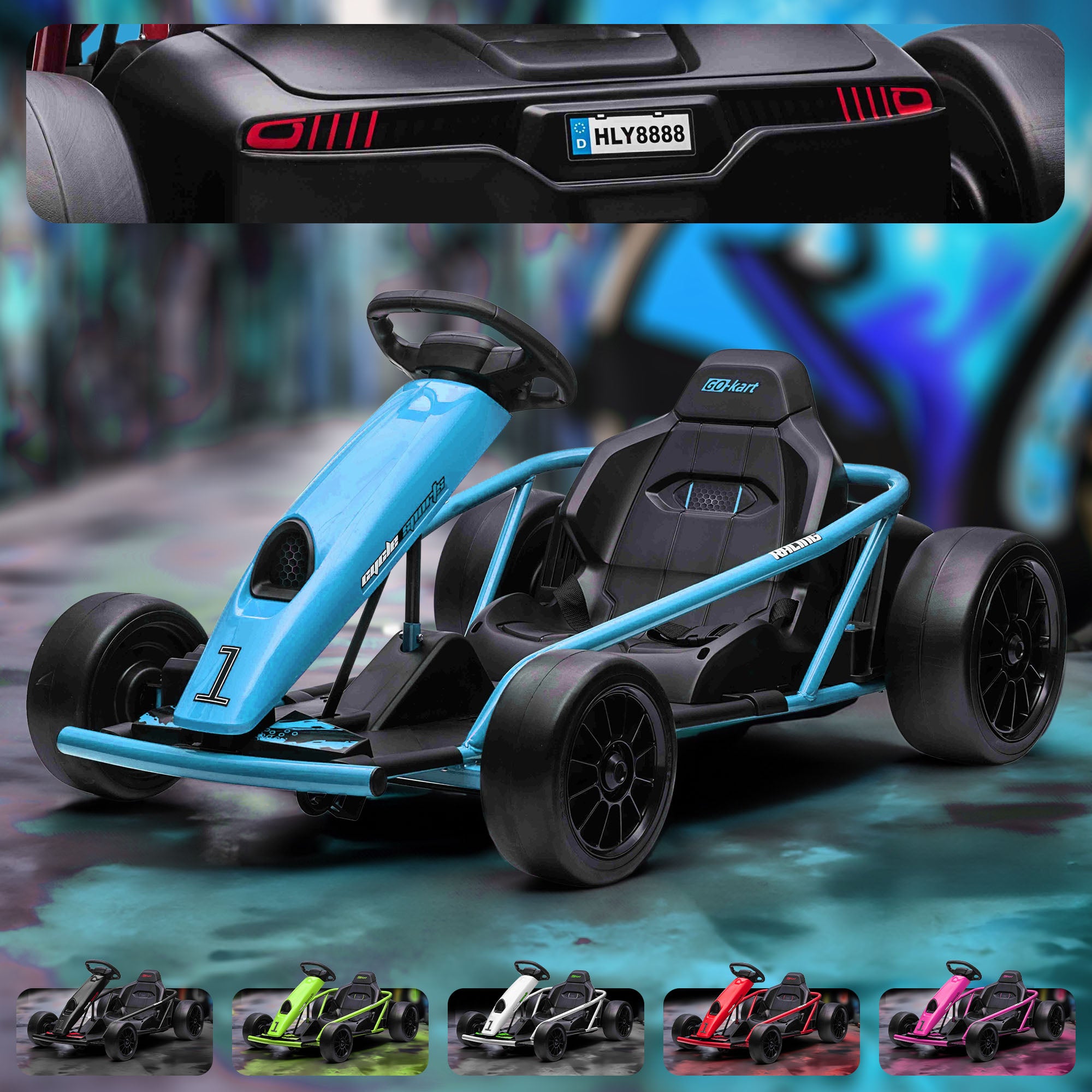 RiiRoo MaxDriftz™ Electric Go Kart