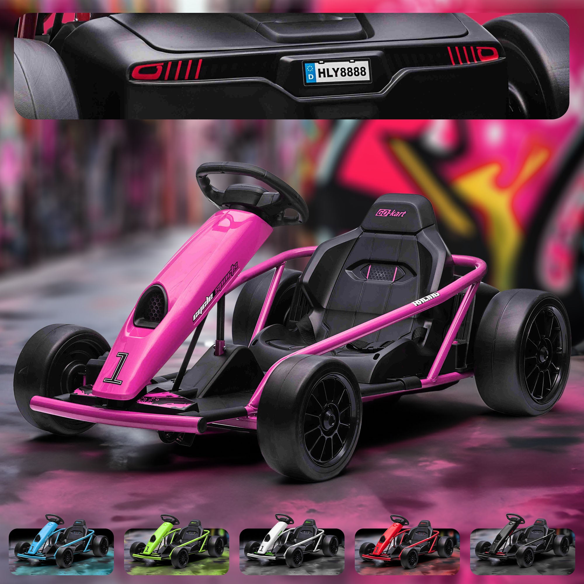 RiiRoo MaxDriftz™ Electric Go Kart