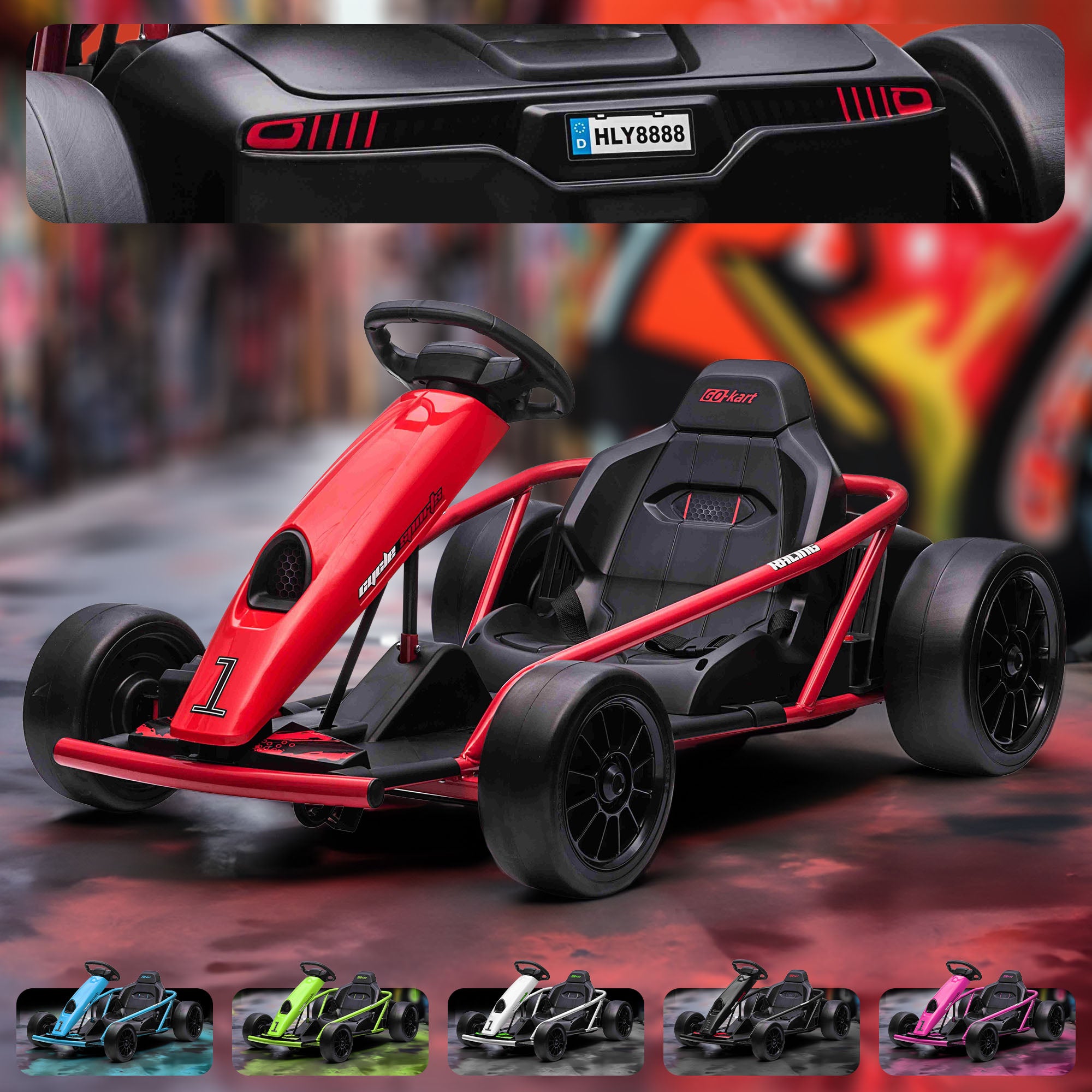 RiiRoo MaxDriftz™ Electric Go Kart
