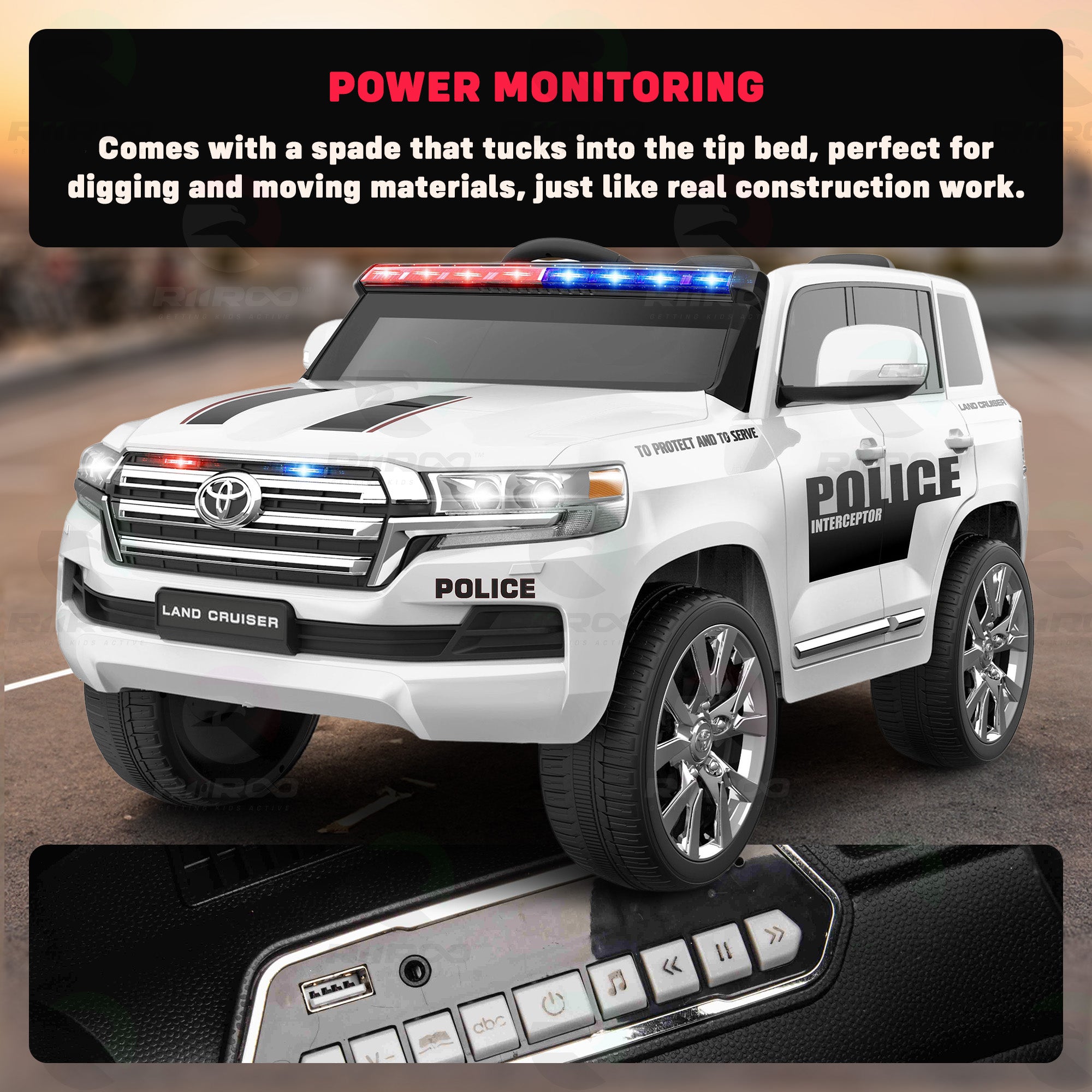 24 V Toyota Land Cruiser Polizei