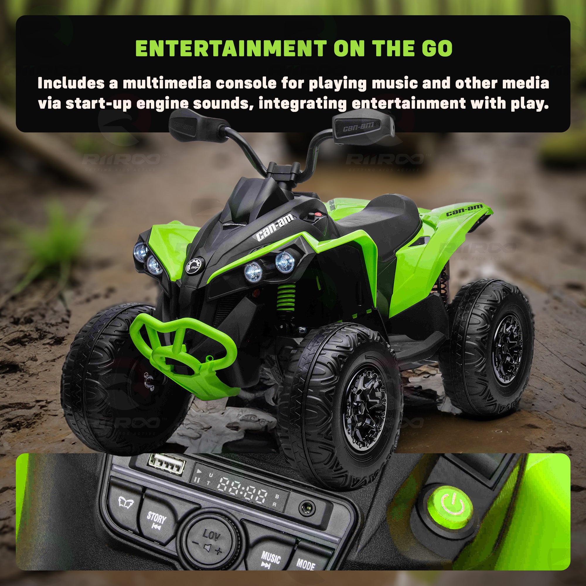 24V Can-Am Maverick ATV - Licensed