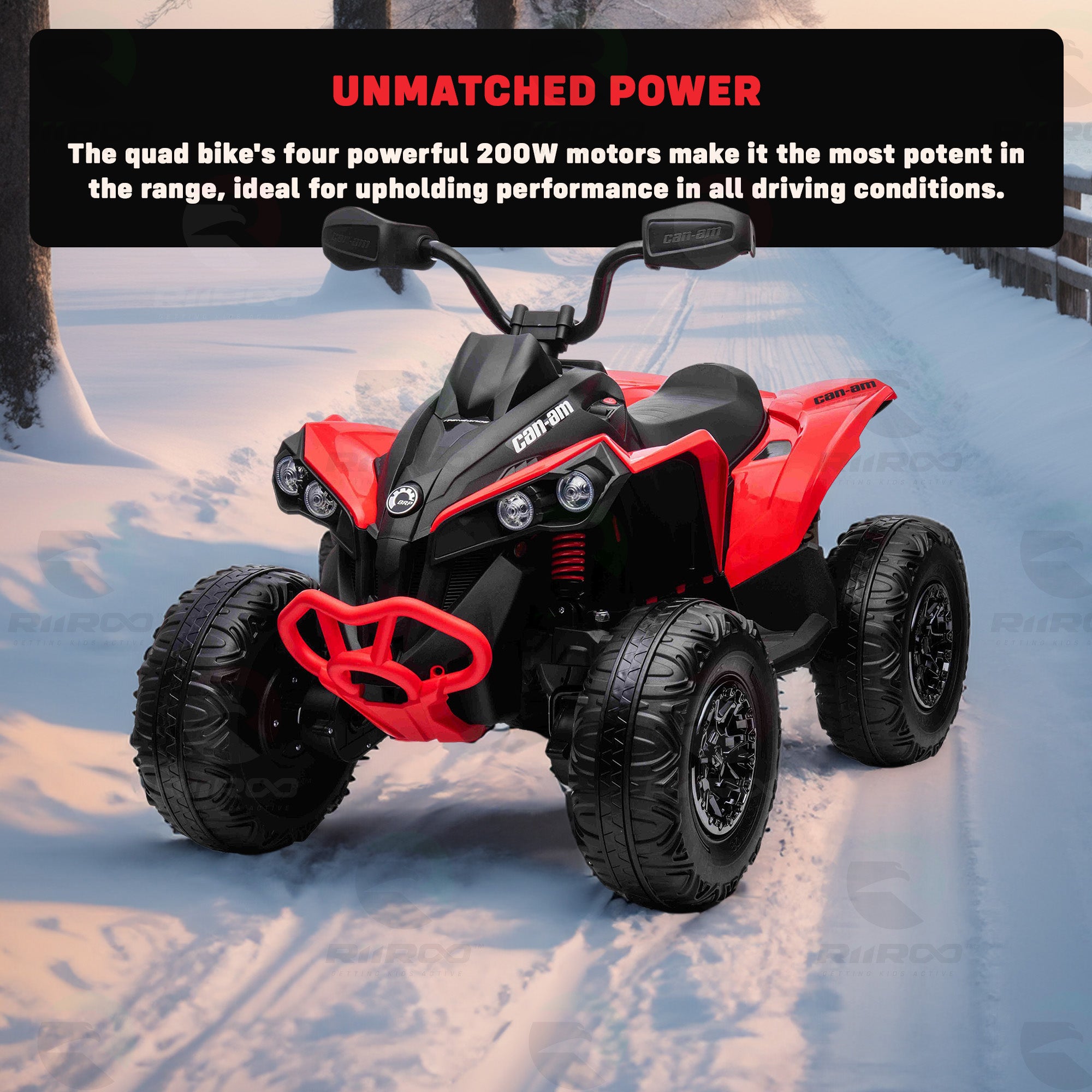 24V Can-Am Maverick ATV - Licensed