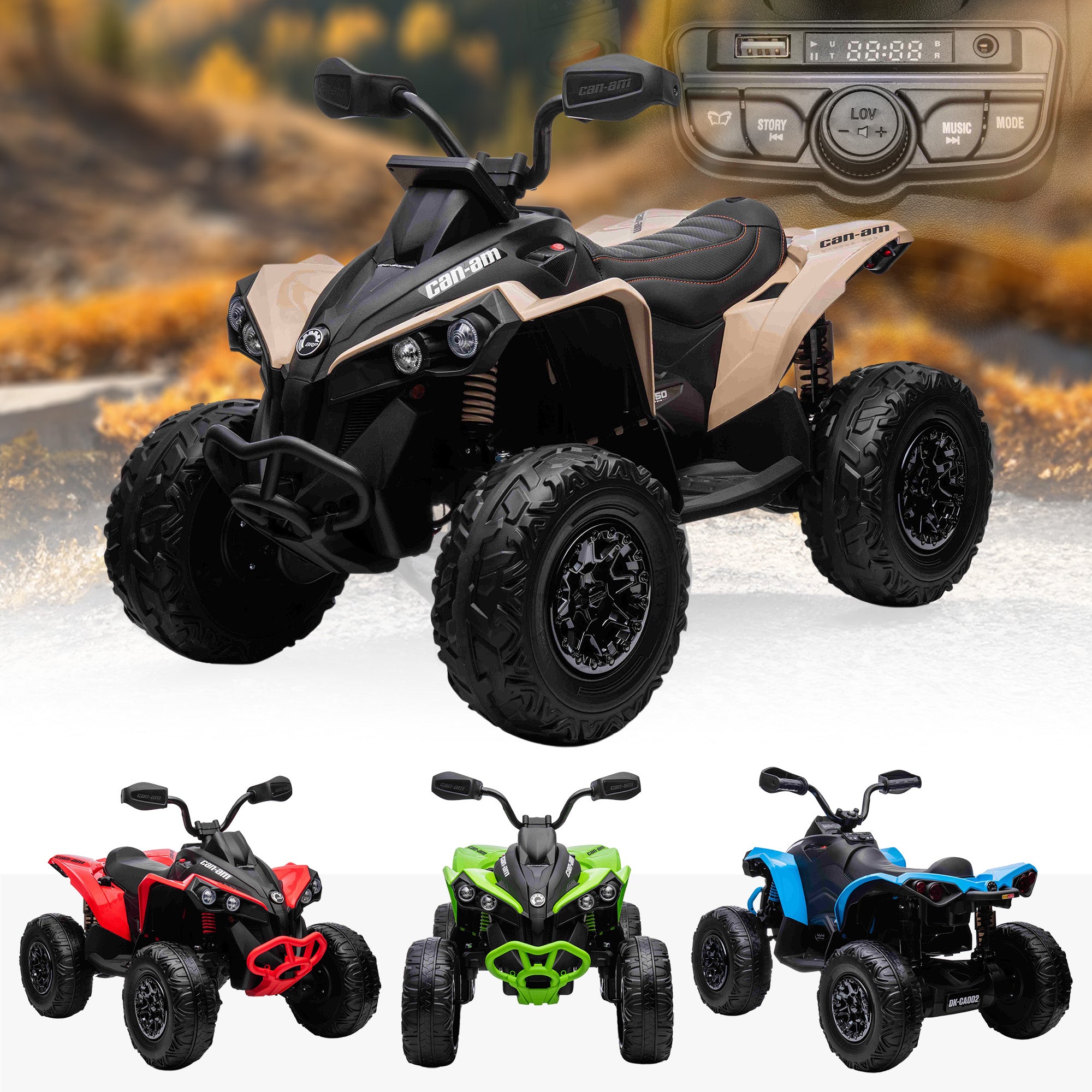 24V Can-Am Maverick ATV - Licensed