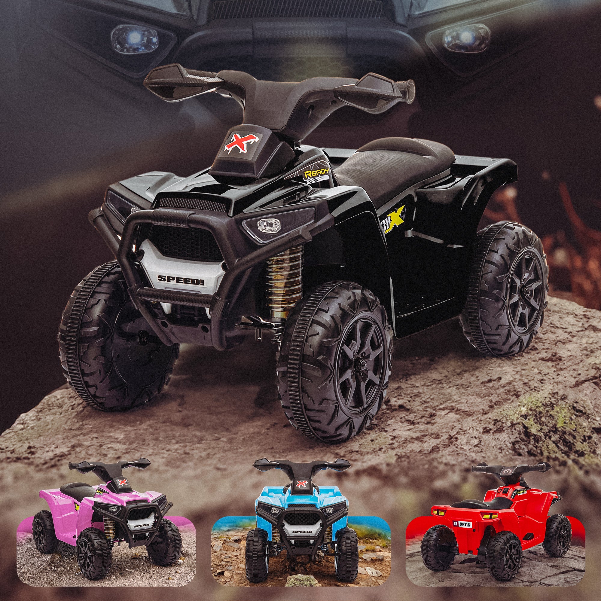 XRacer 6V ATV Quad Bike