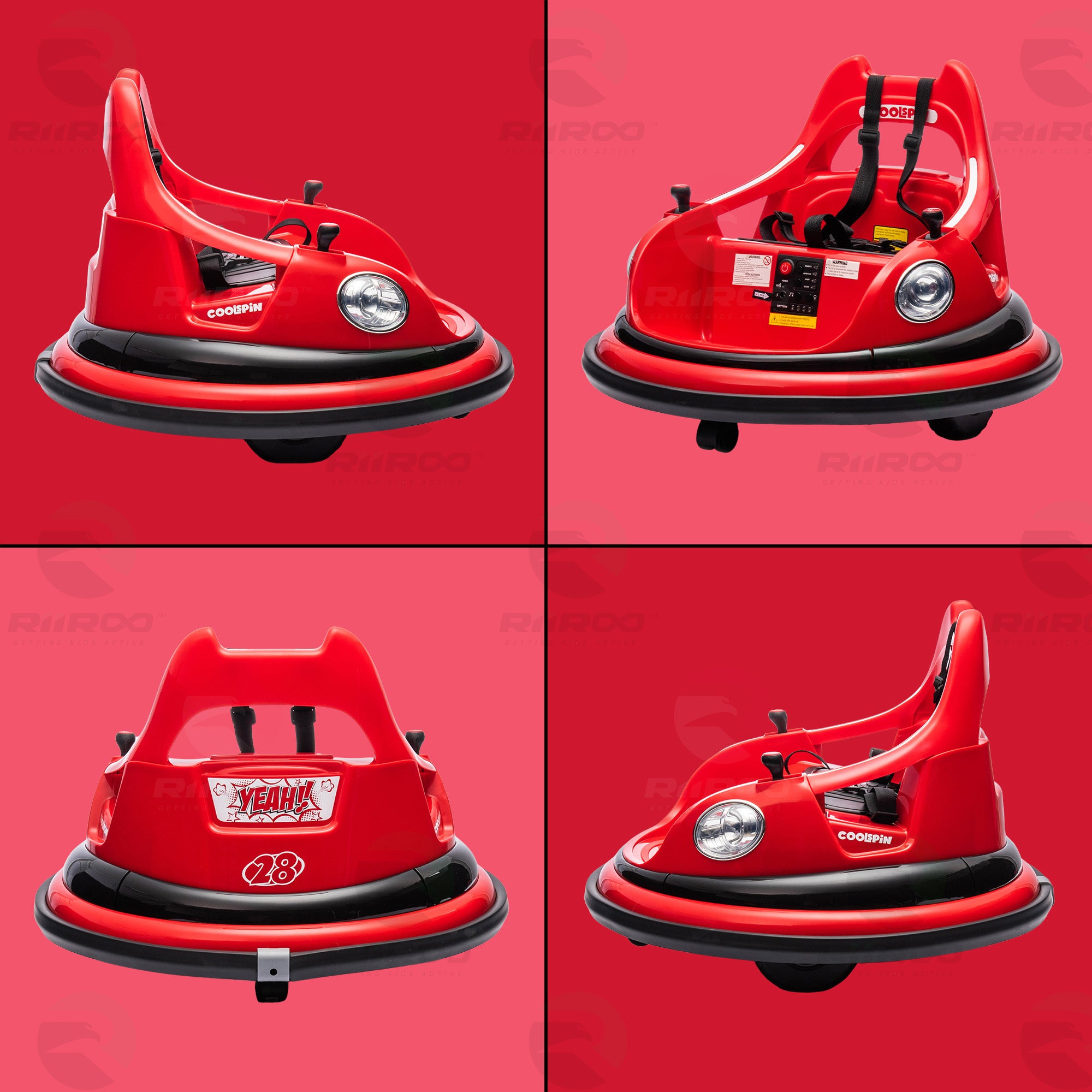 RiiRoo BumperKartX™ - 12V Bumper Kart