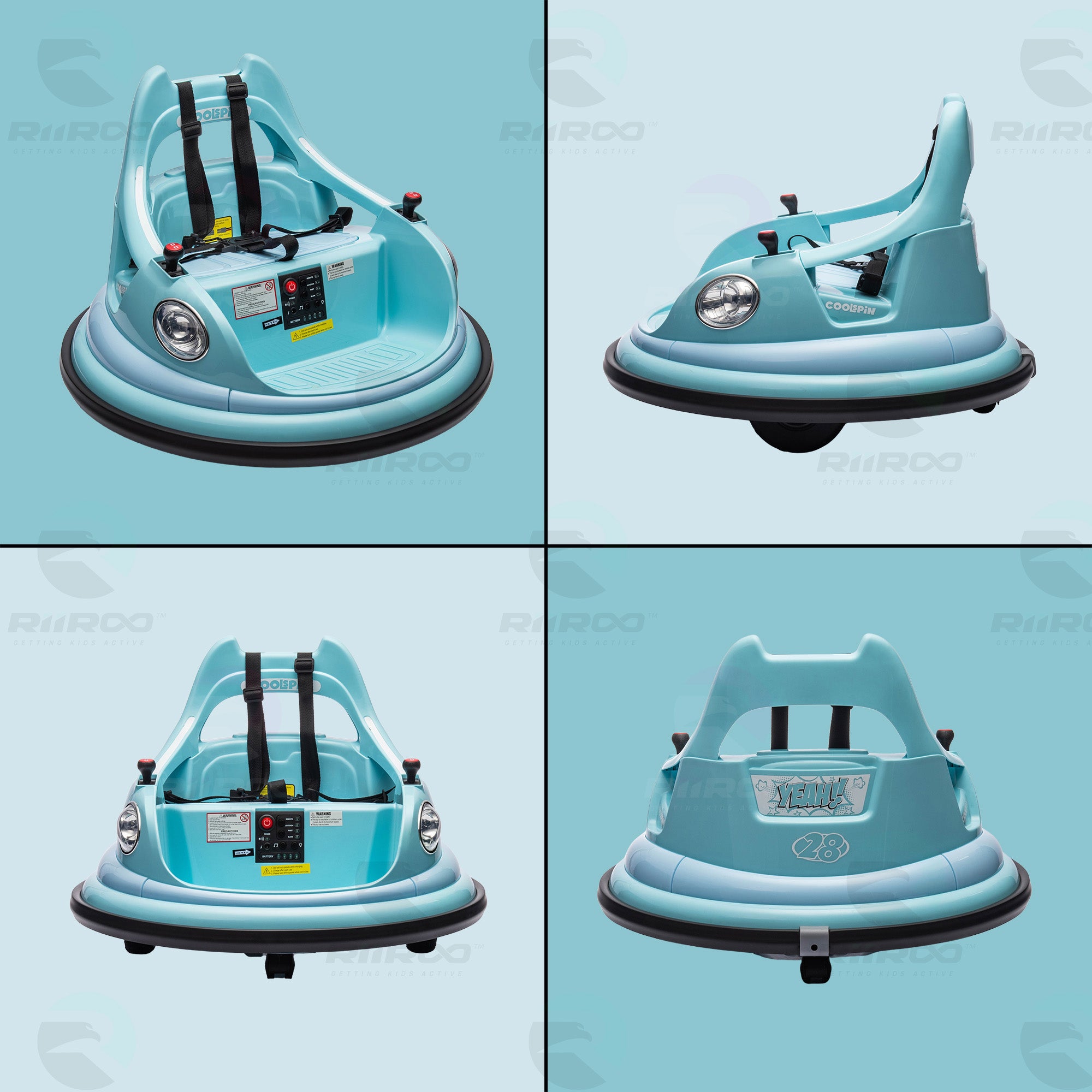 RiiRoo BumperKartX™ - 12V Bumper Kart