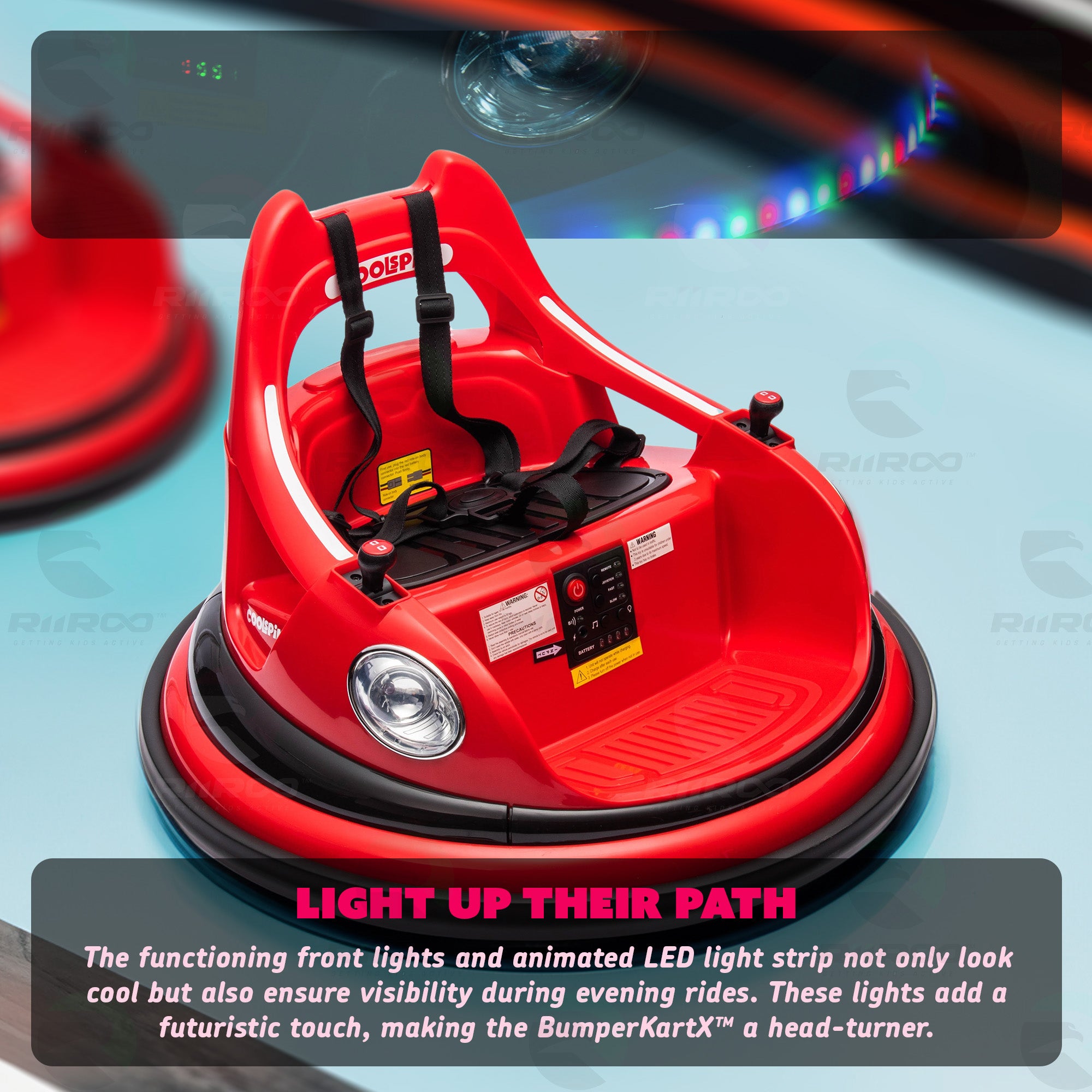 RiiRoo BumperKartX™ - 12V Bumper Kart