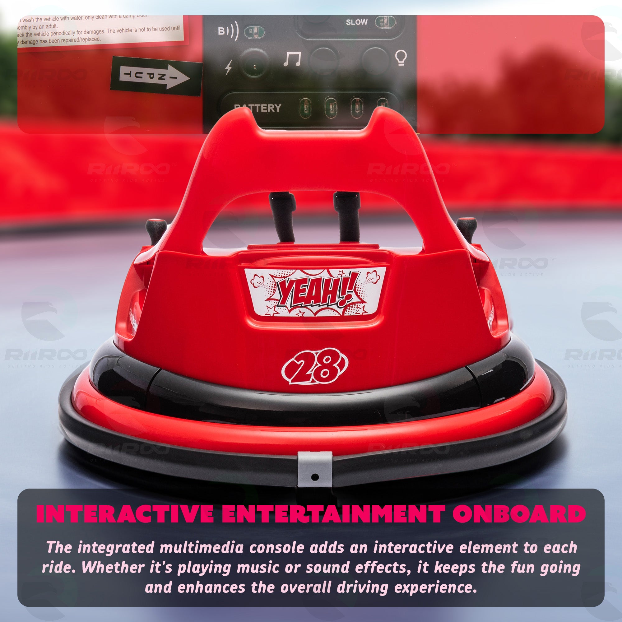 RiiRoo BumperKartX™ - 12V Bumper Kart