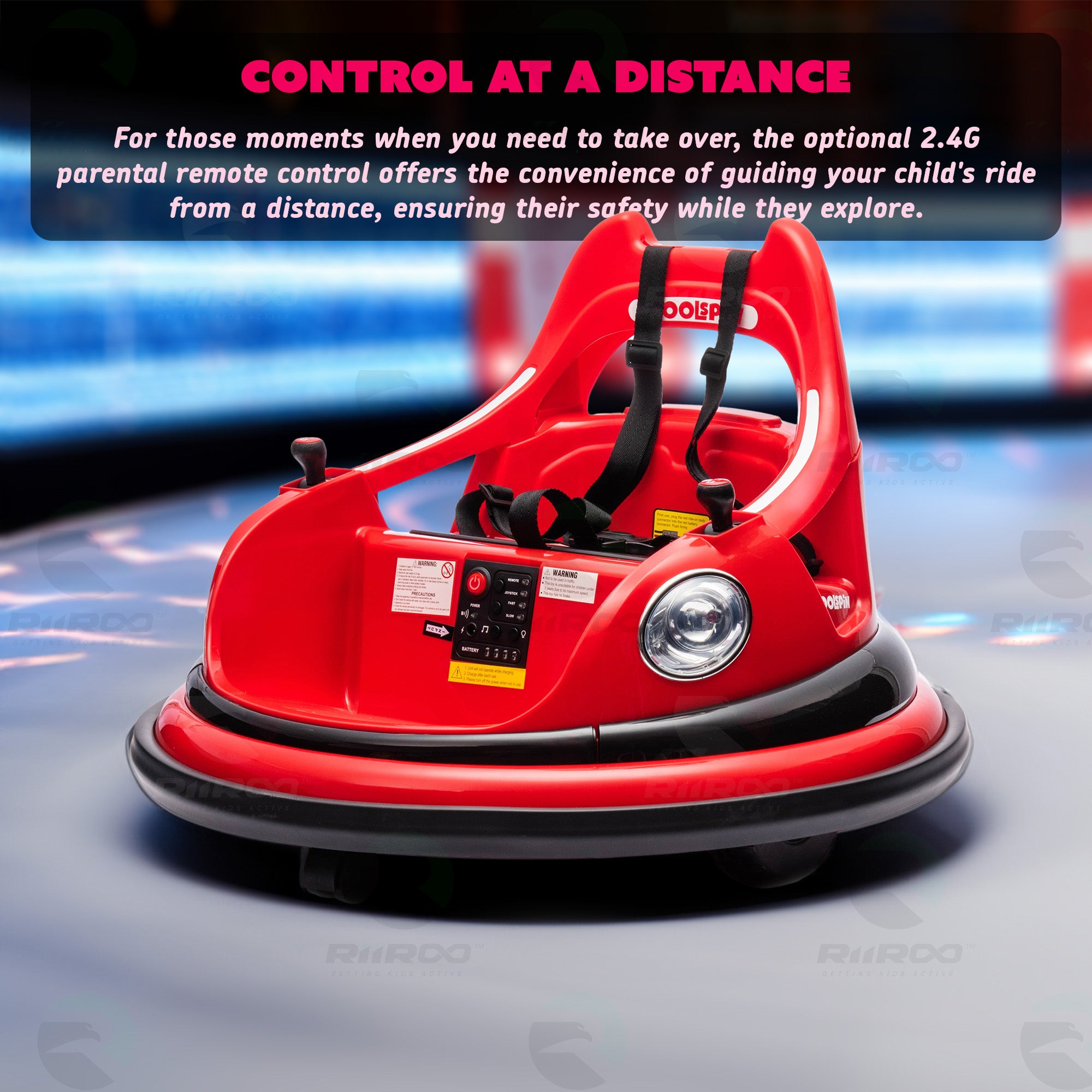 RiiRoo BumperKartX™ - 12V Bumper Kart