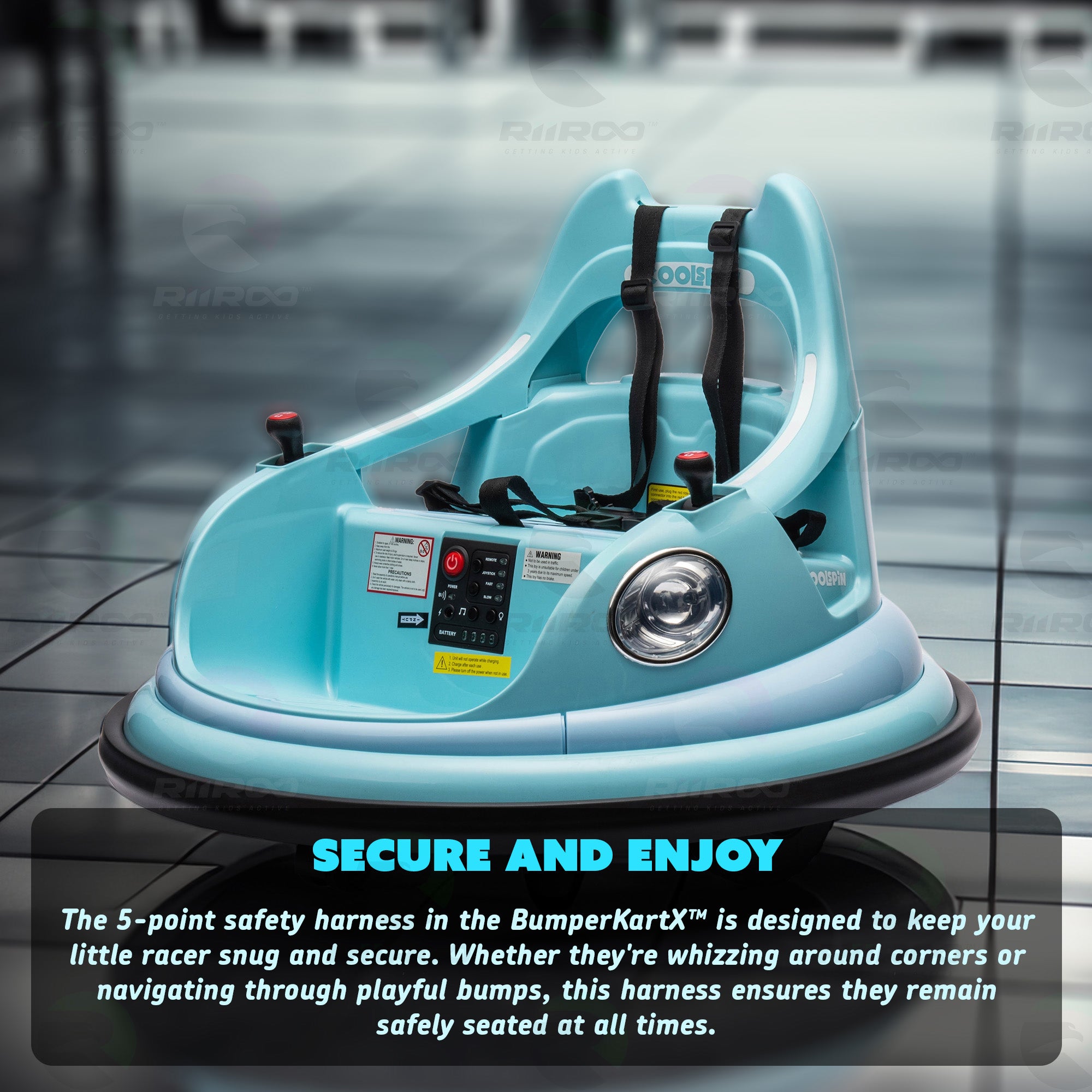 RiiRoo BumperKartX™ - 12V Bumper Kart