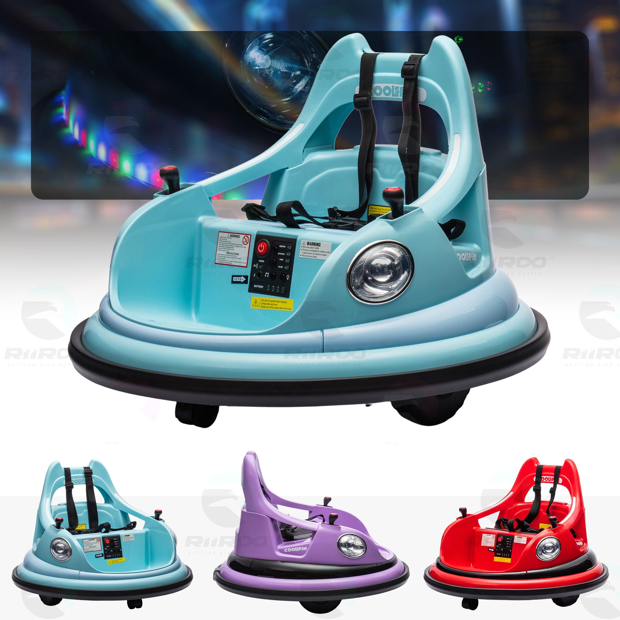 RiiRoo BumperKartX™ - 12V Bumper Kart