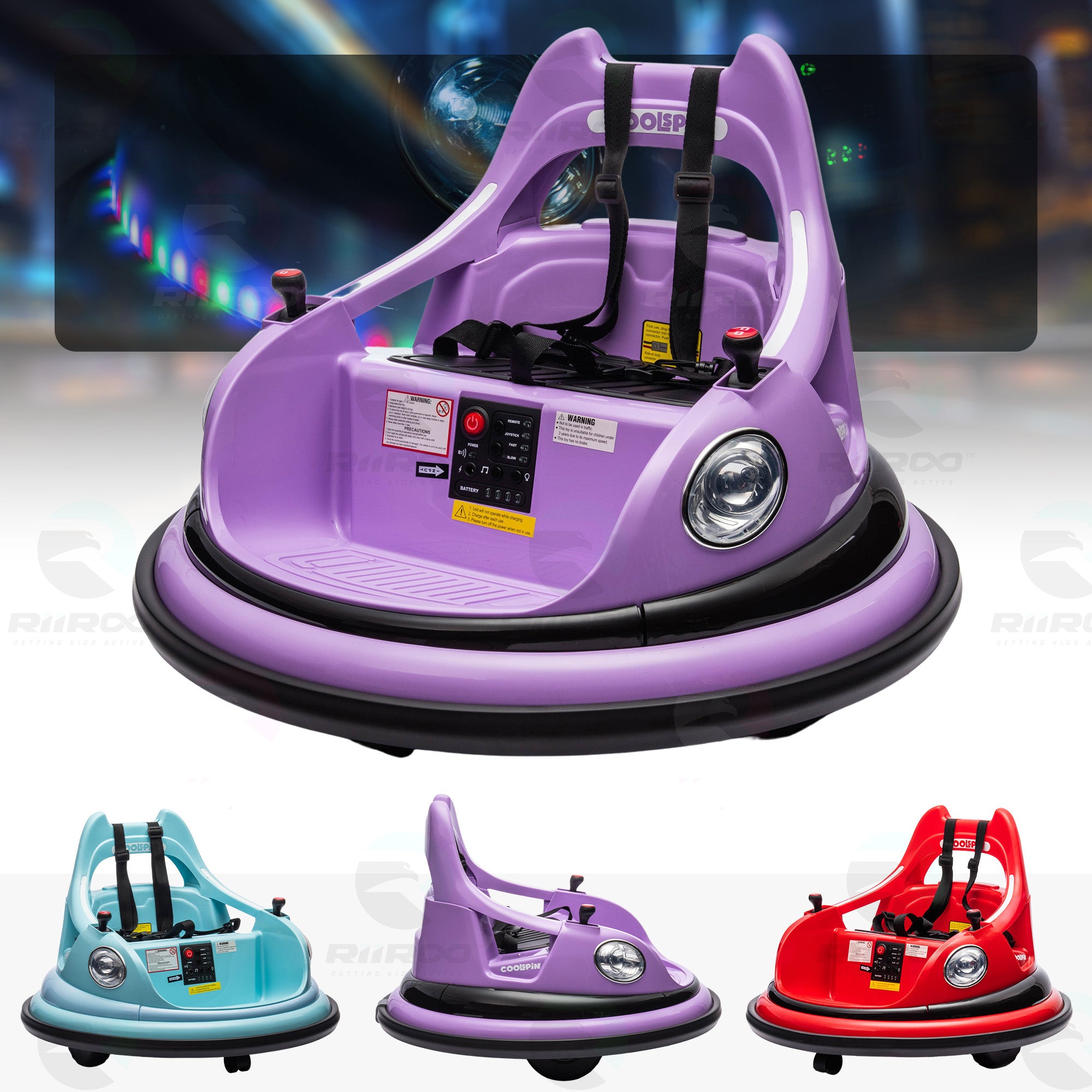 RiiRoo BumperKartX™ - 12V Bumper Kart