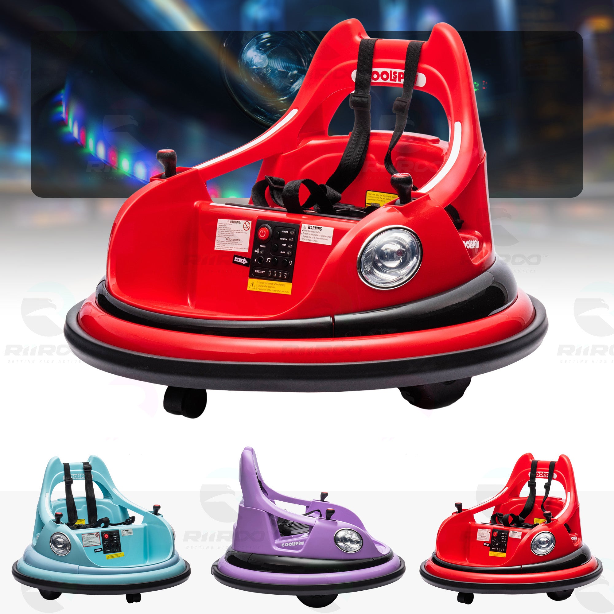 RiiRoo BumperKartX™ - 12V Bumper Kart