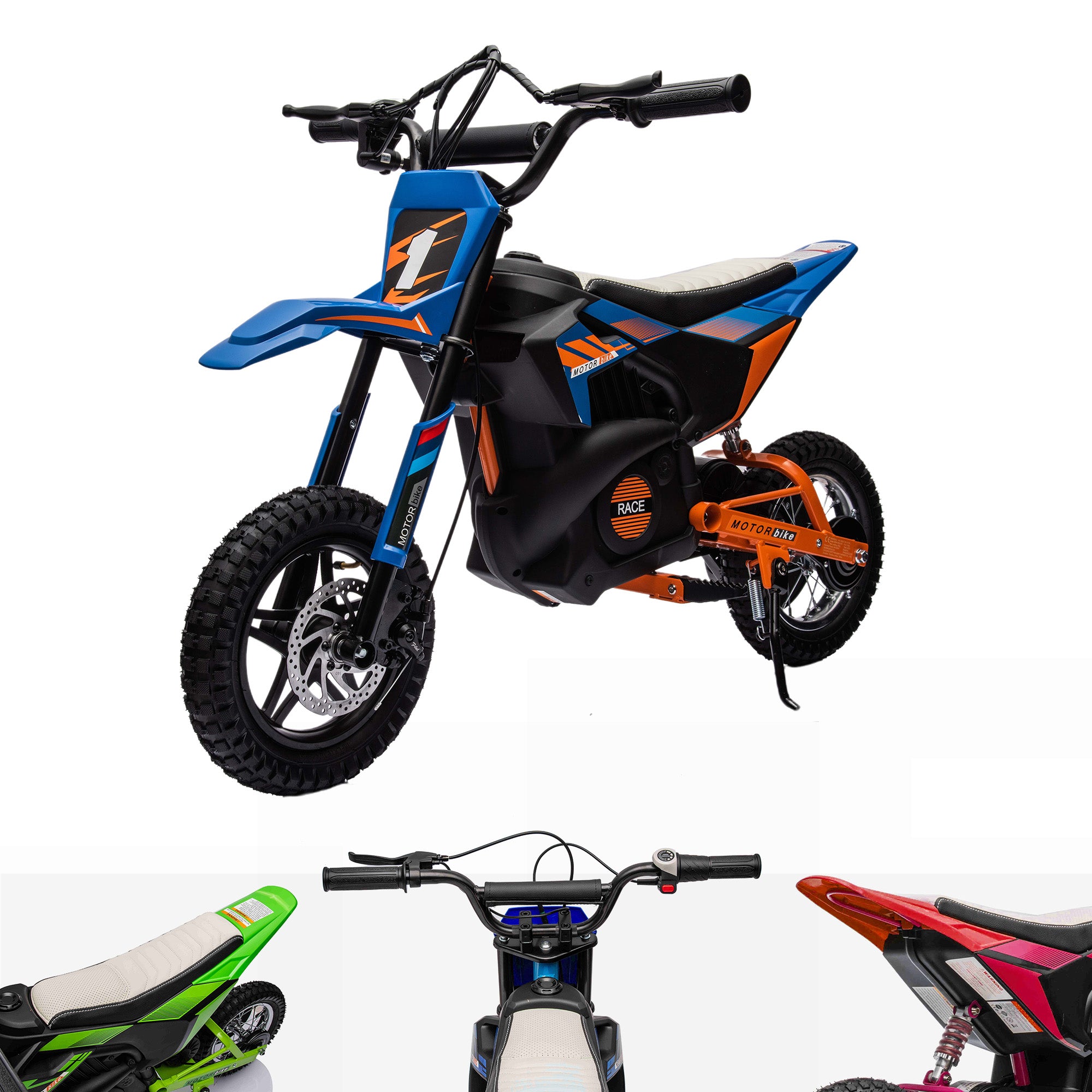24V MotoWizz™ 250W Electric Kids Motorbike