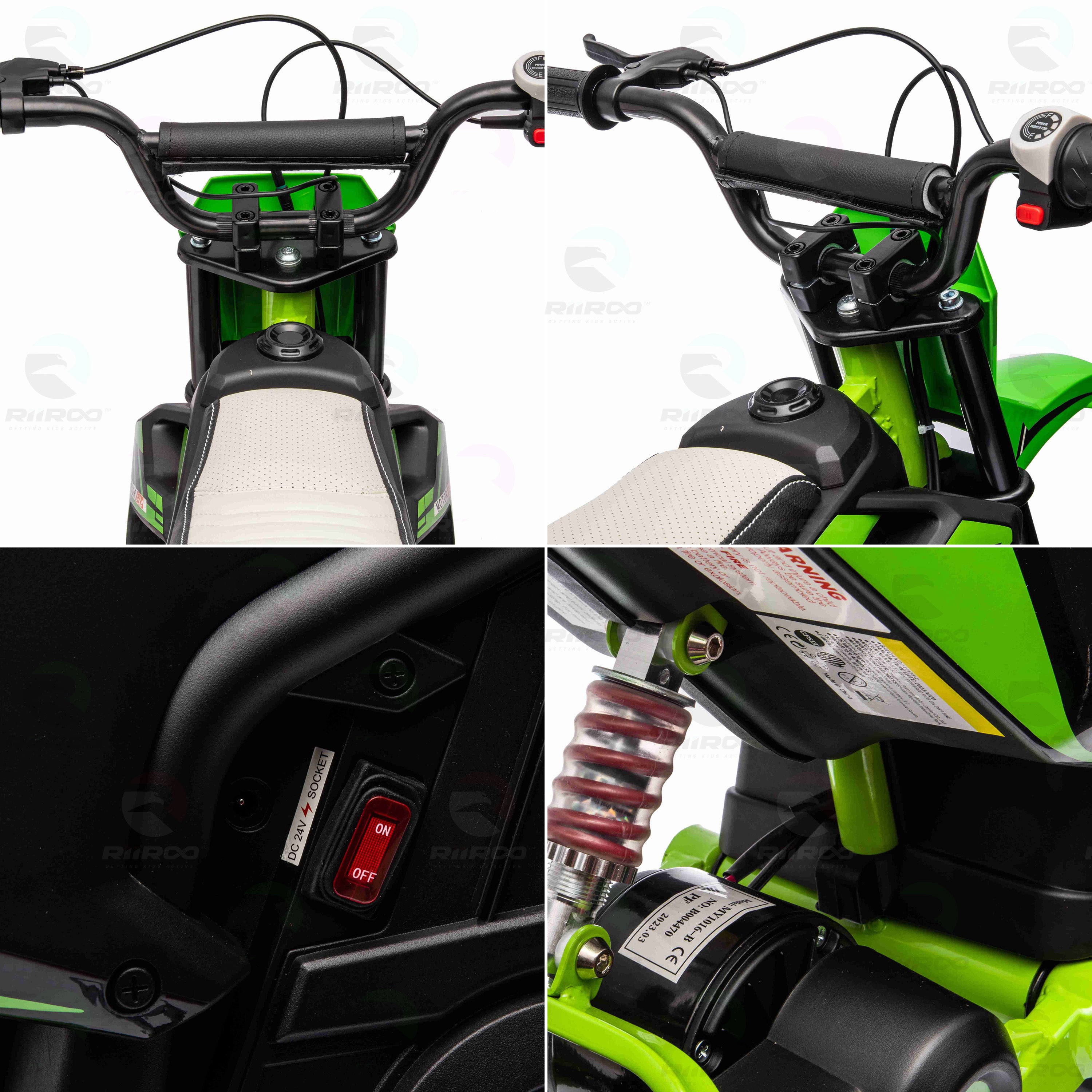 24V MotoWizz™ 250W Electric Kids Motorbike