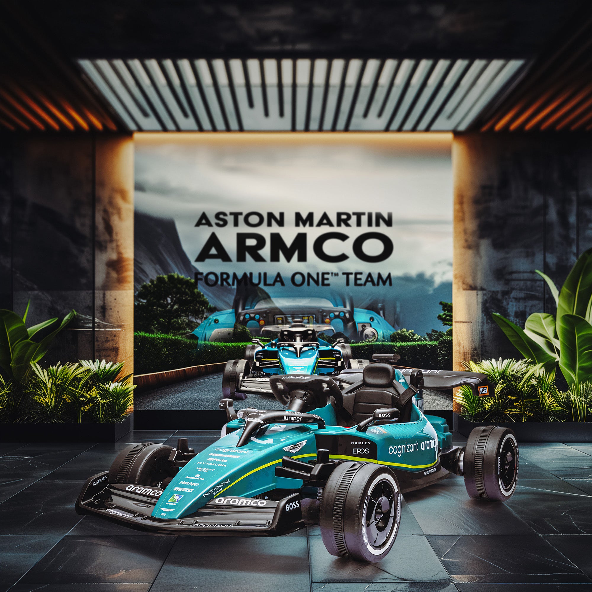24V Licensed 2023 Aston Martin Aramco Formula One™ Team