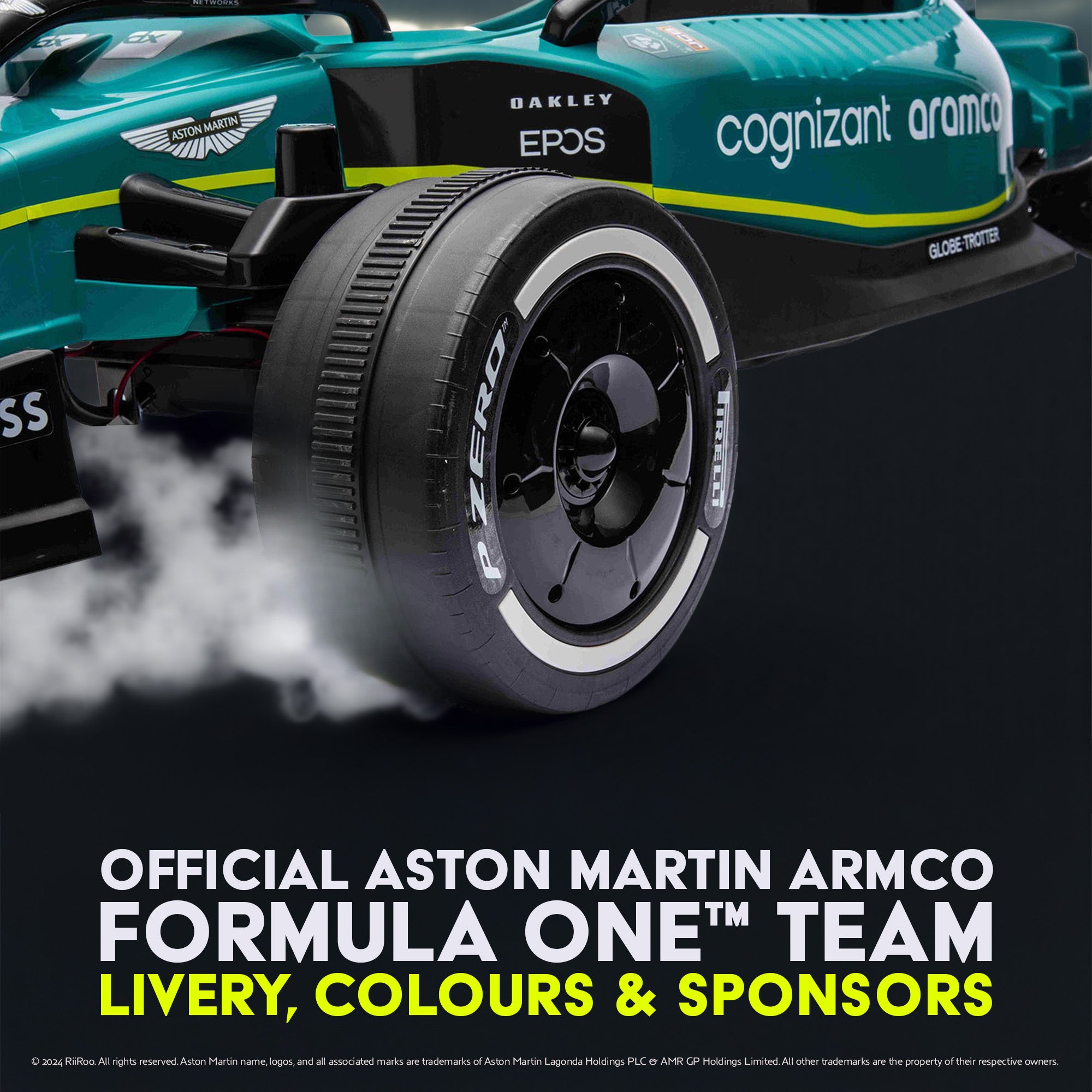 24V Licensed 2023 Aston Martin Aramco Formula One™ Team