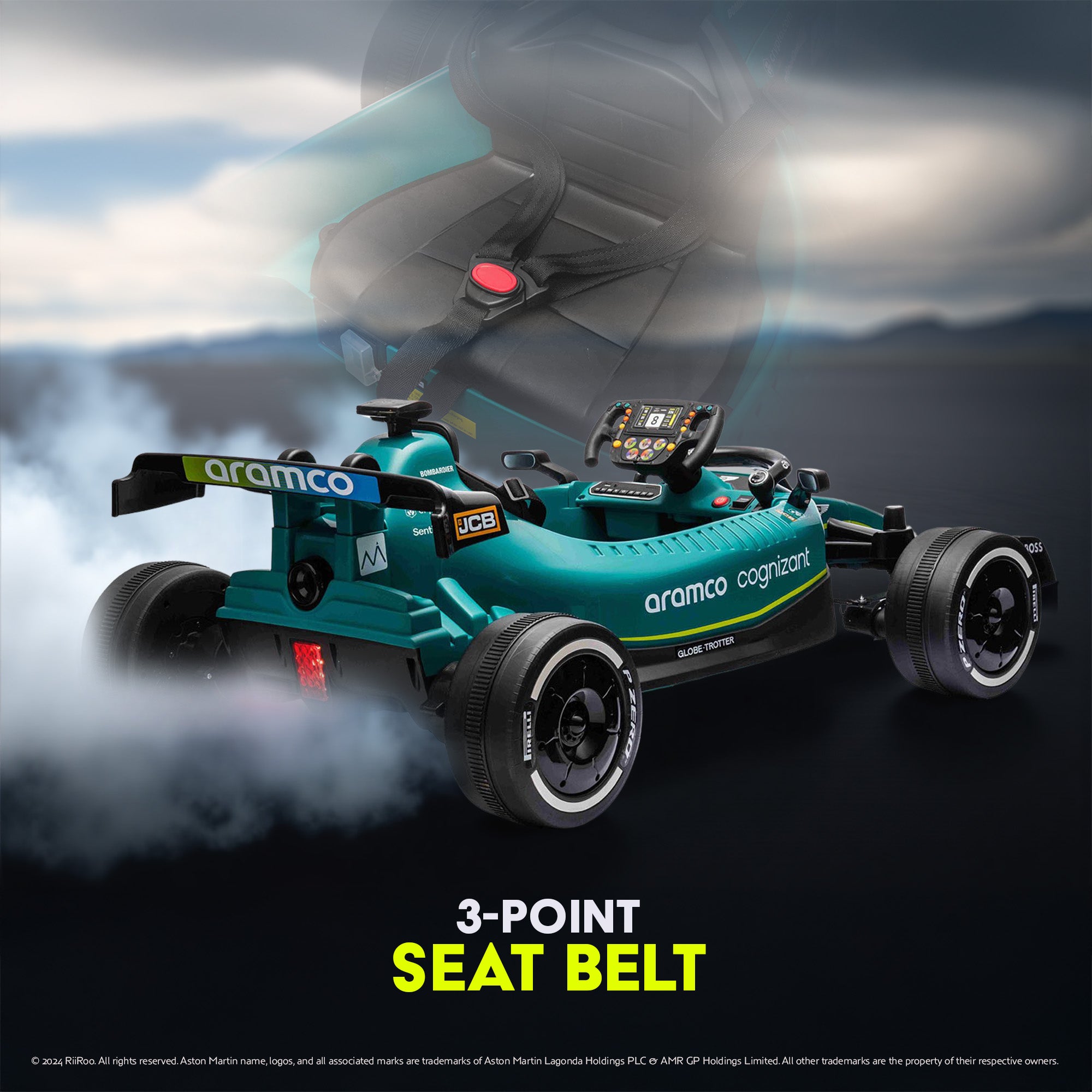 24V Licensed 2023 Aston Martin Aramco Formula One™ Team