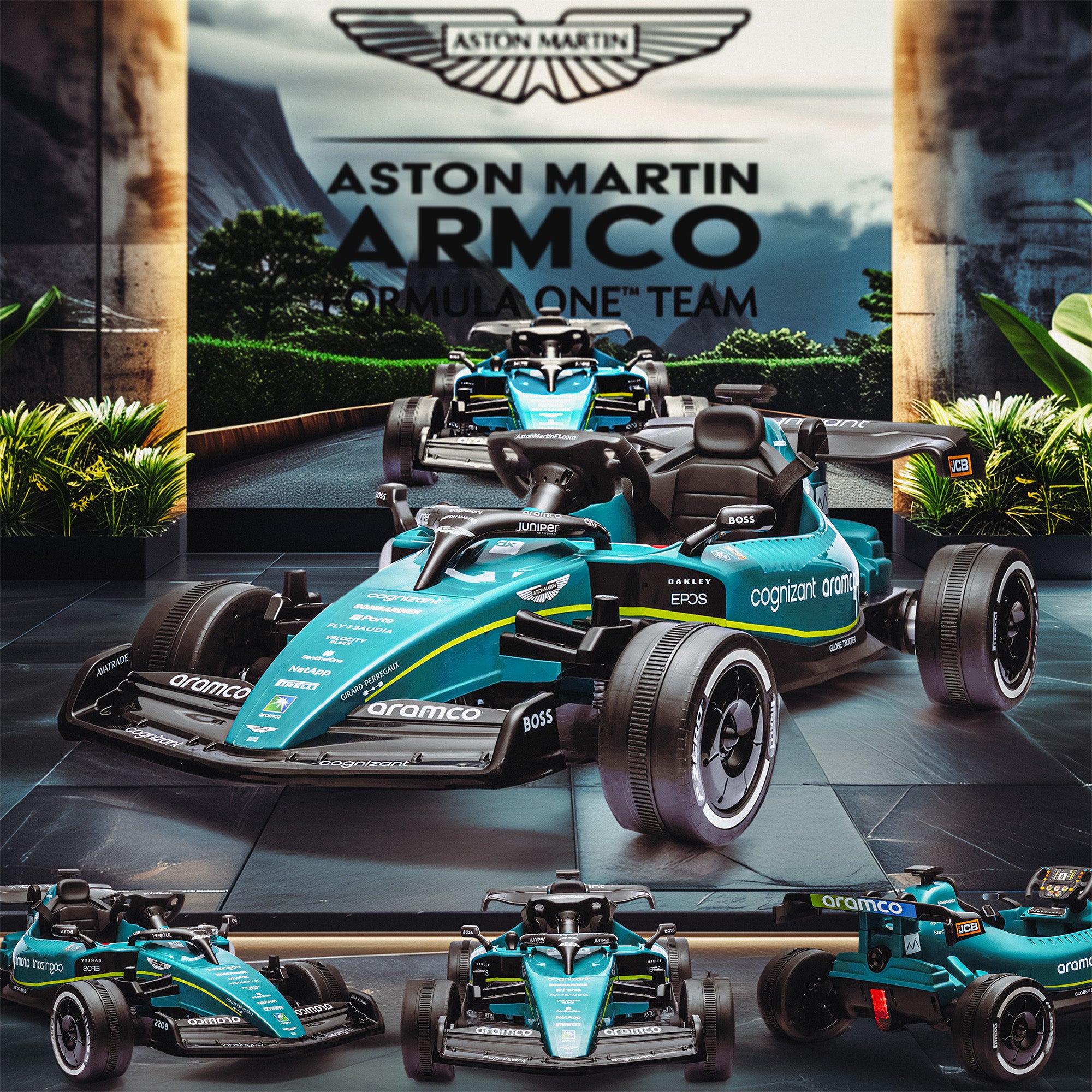 24V Licensed 2023 Aston Martin Aramco Formula One™ Team
