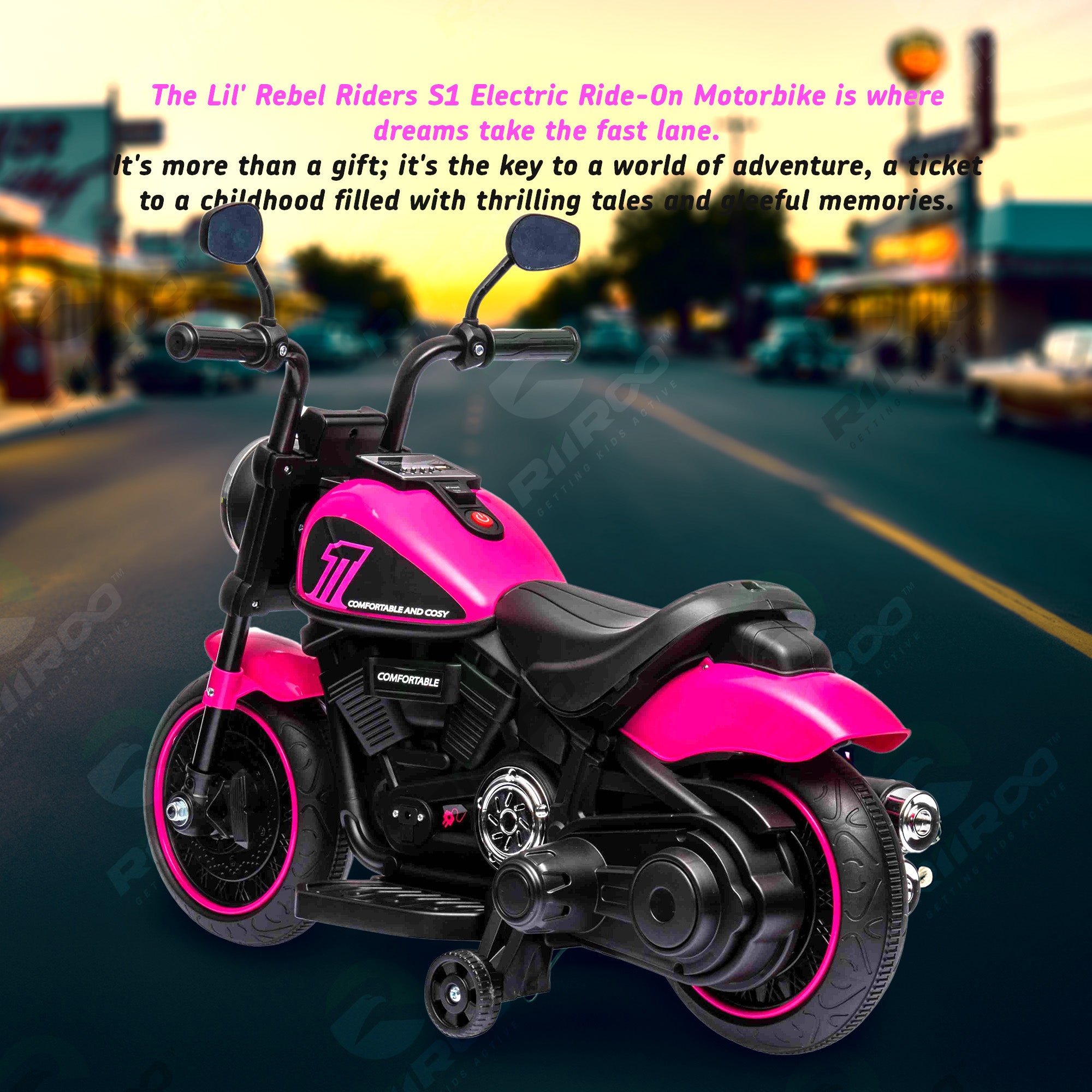 Lil' Rebel Riders S1 6V Motorbike