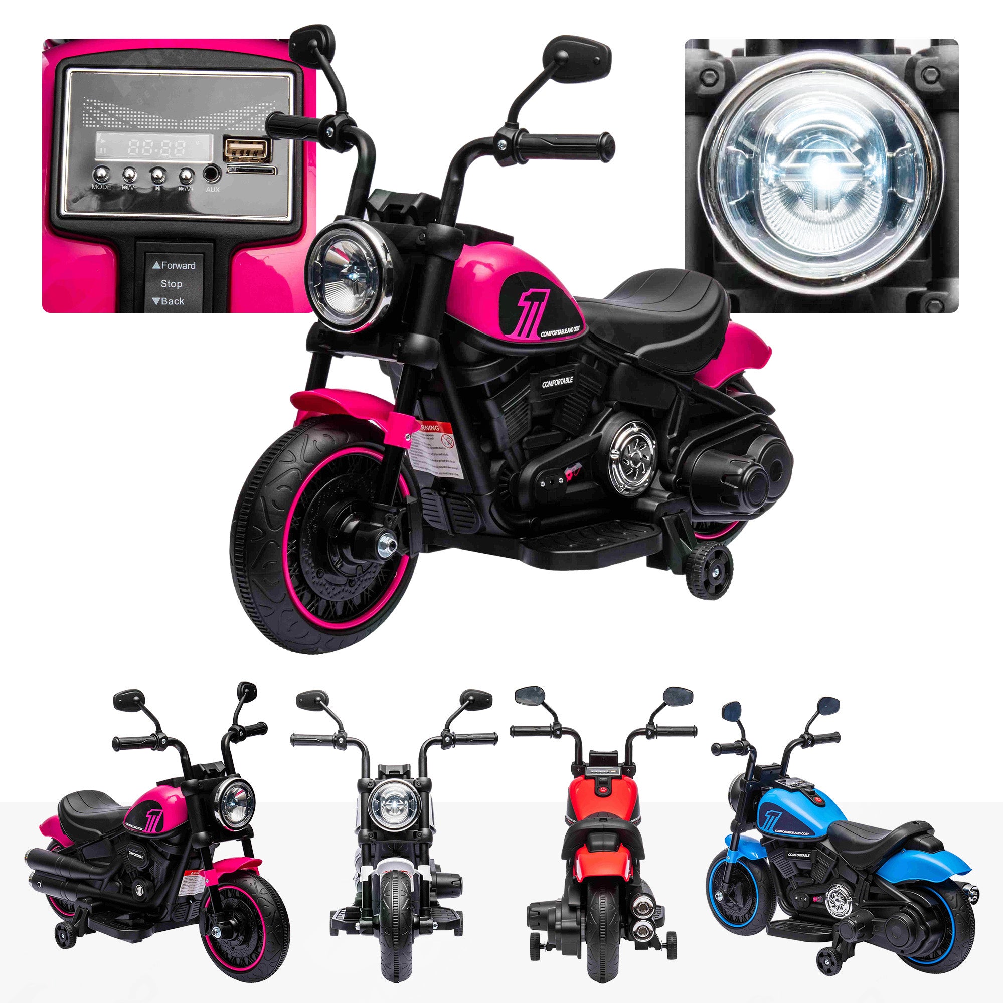 Lil' Rebel Riders S1 6V Motorbike