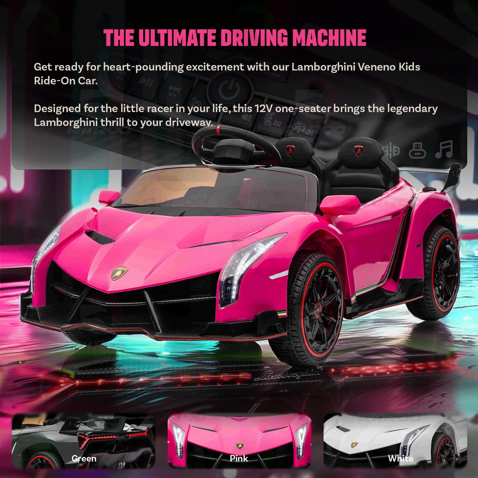 Lamborghini Veneno 12v Battery Electric - Licensed