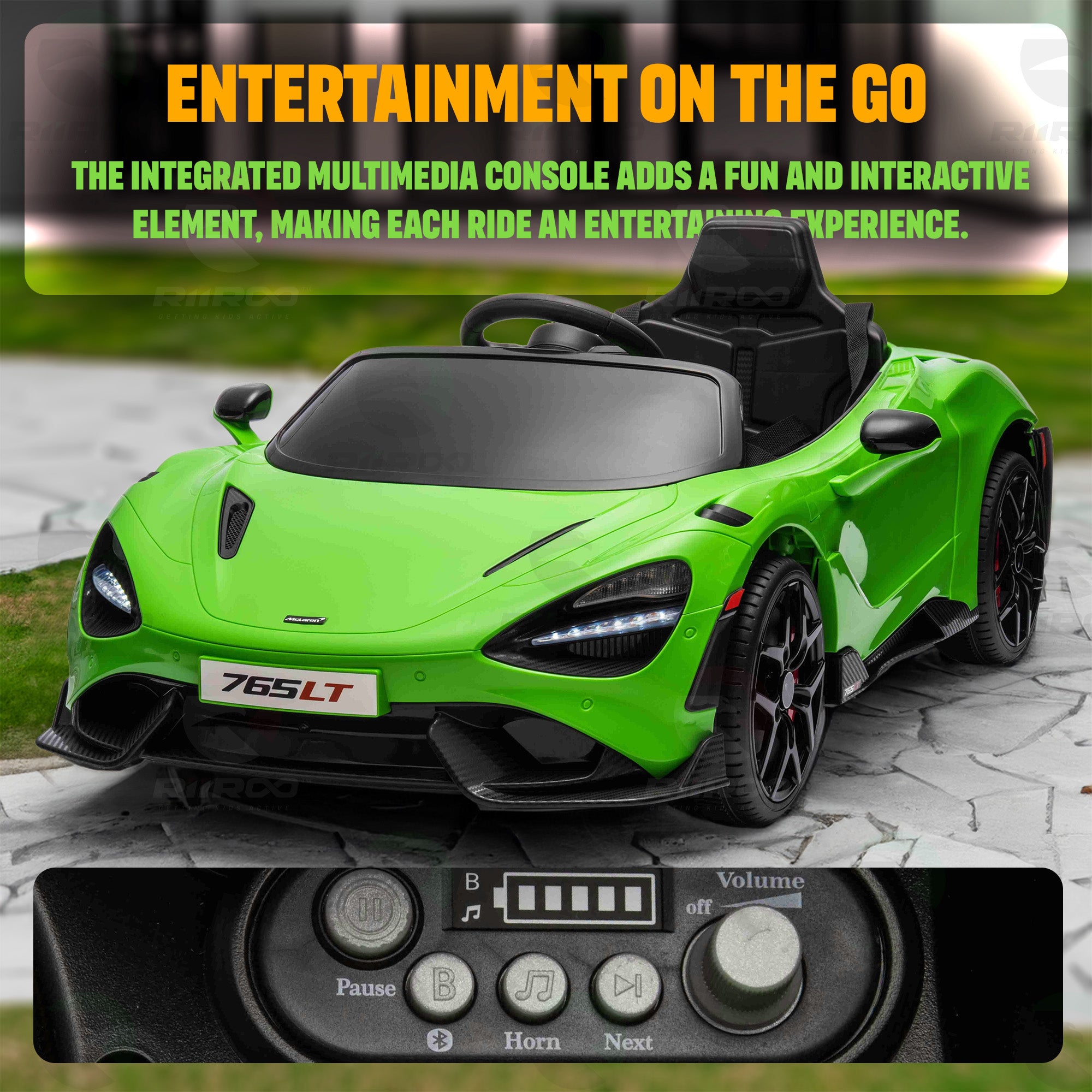 Mclaren 765LT 12V Kids Ride on Car