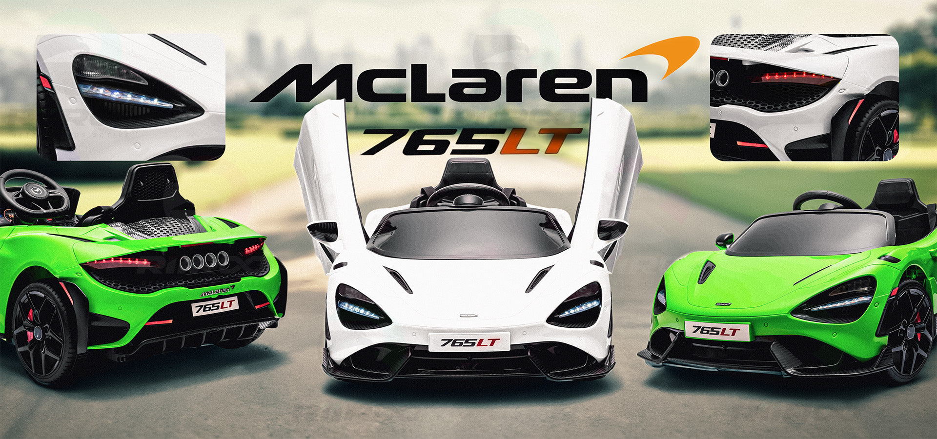 Mclaren 765LT 12V Kids Ride on Car