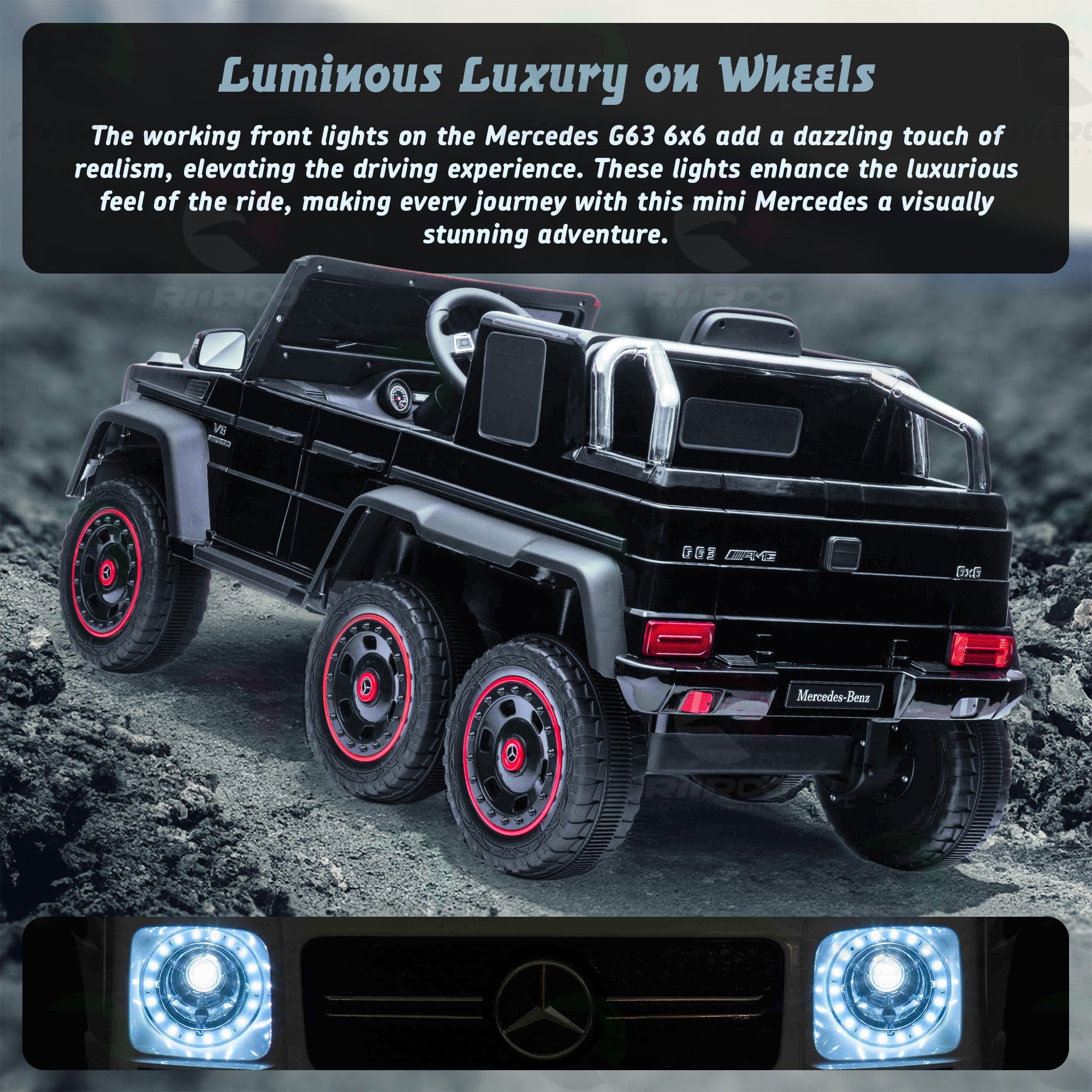 24V Mercedes Benz G63 AMG 6X6