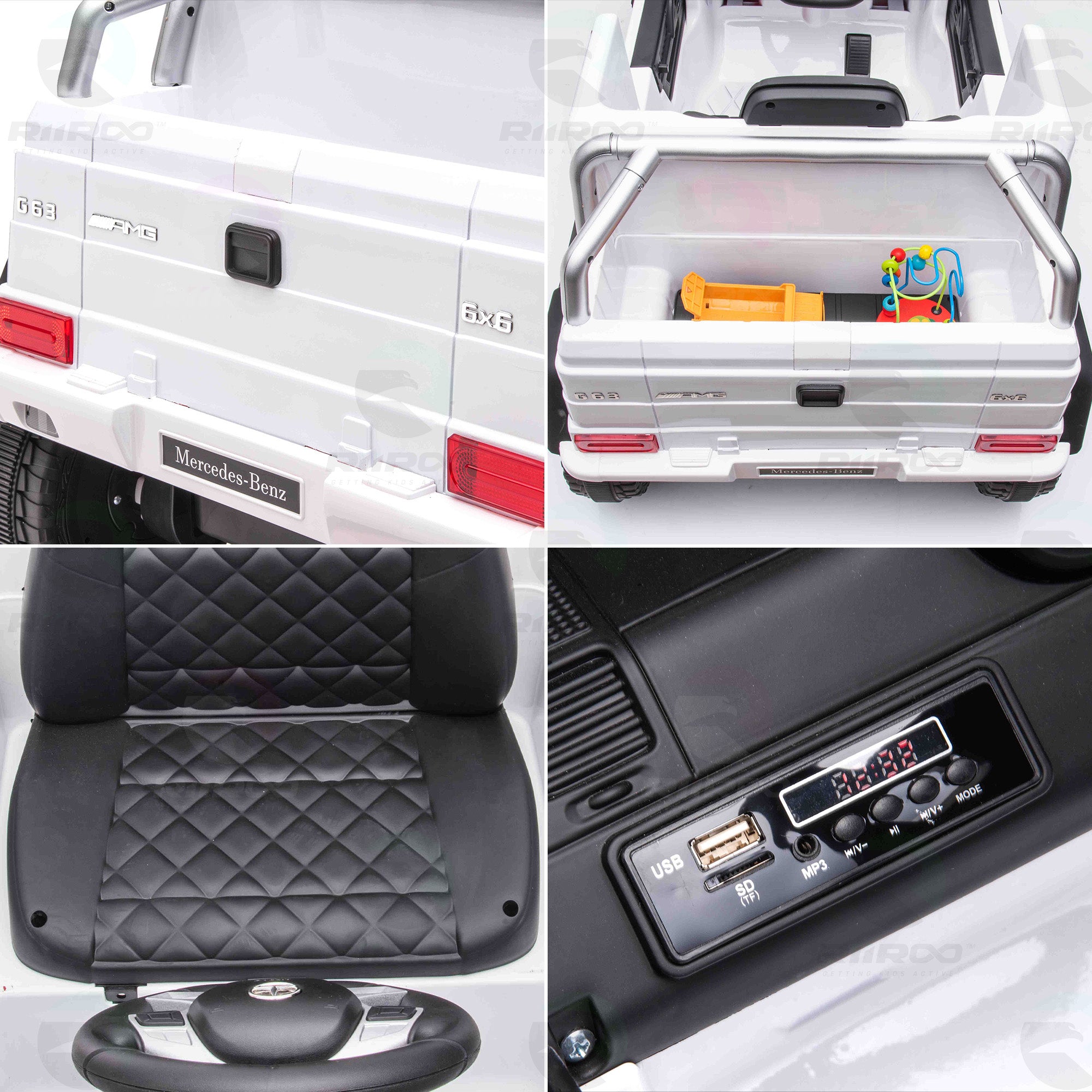 24V Mercedes Benz G63 AMG 6X6