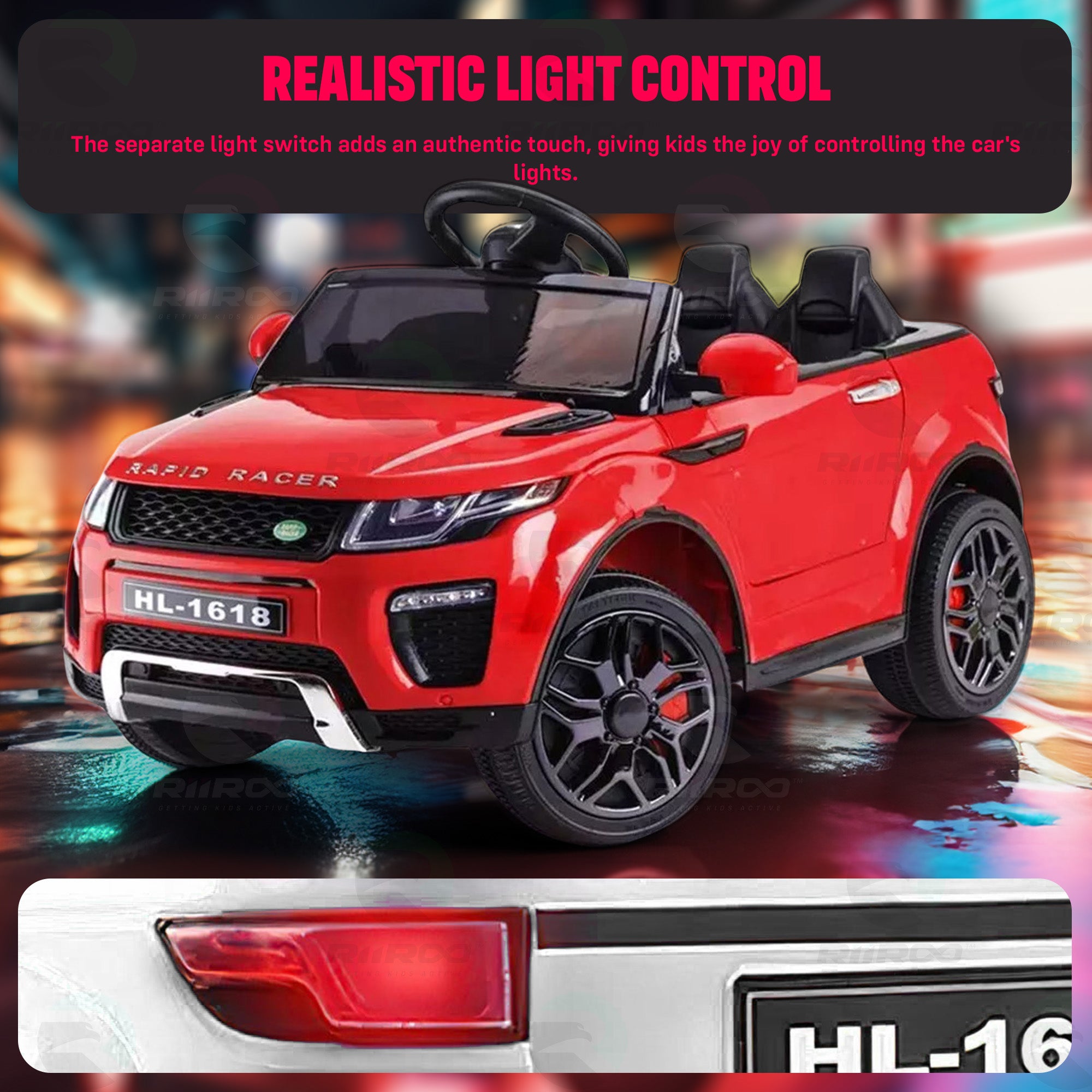 EvoqueRider 12V: Kids' Electric Ride-On