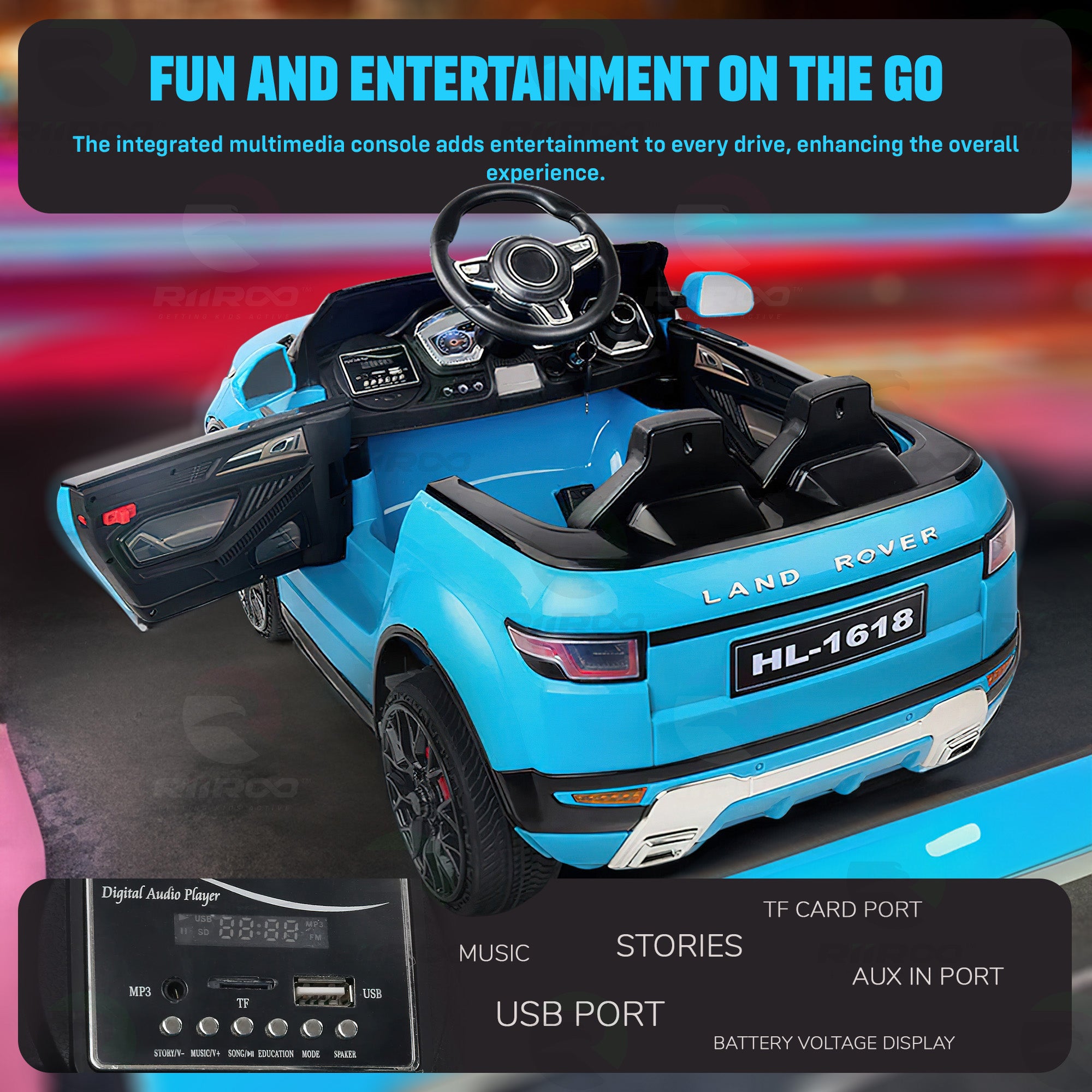 EvoqueRider 12V: Kids' Electric Ride-On