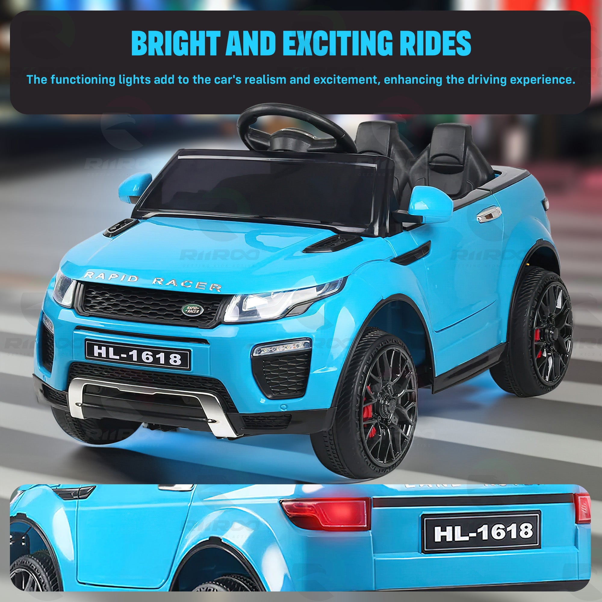 EvoqueRider 12V: Kids' Electric Ride-On